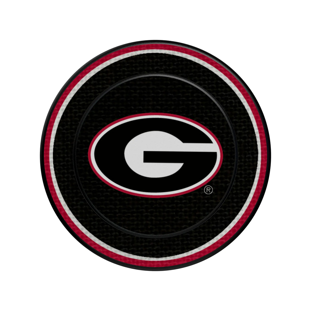 University of Georgia Bulldogs Stripe Popsockets Round Magnetic