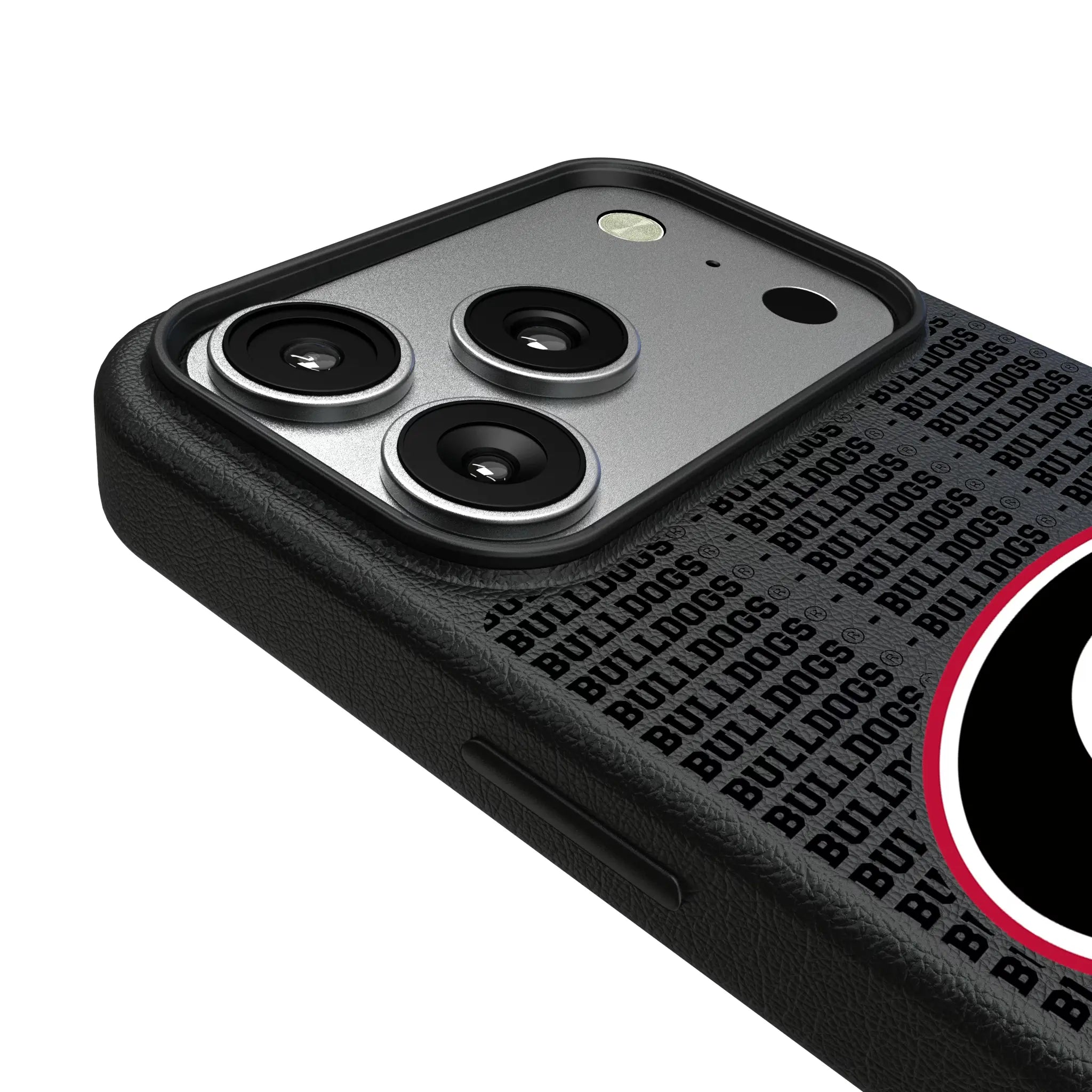University of Georgia Bulldogs Text Backdrop iPhone MagSafe Compatible Phone Case for Apple iPhone - Detail#Device_iPhone 17 Pro