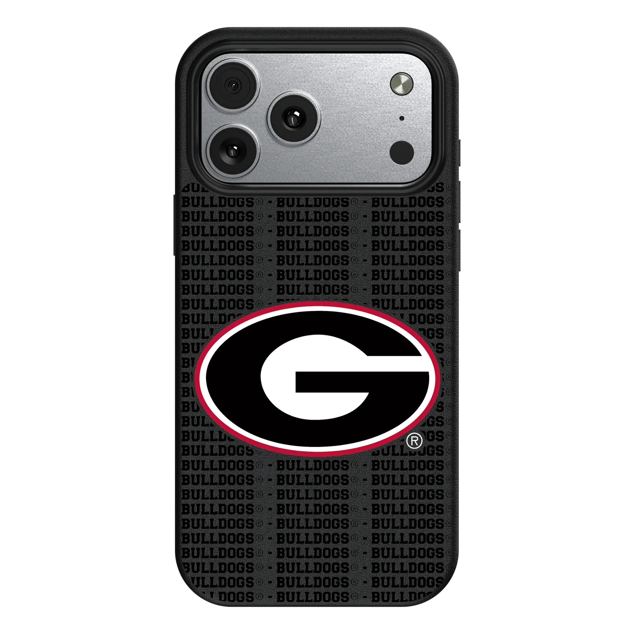 University of Georgia Bulldogs Text Backdrop iPhone MagSafe Compatible Phone Case for Apple iPhone#Device_iPhone 17 Pro Max