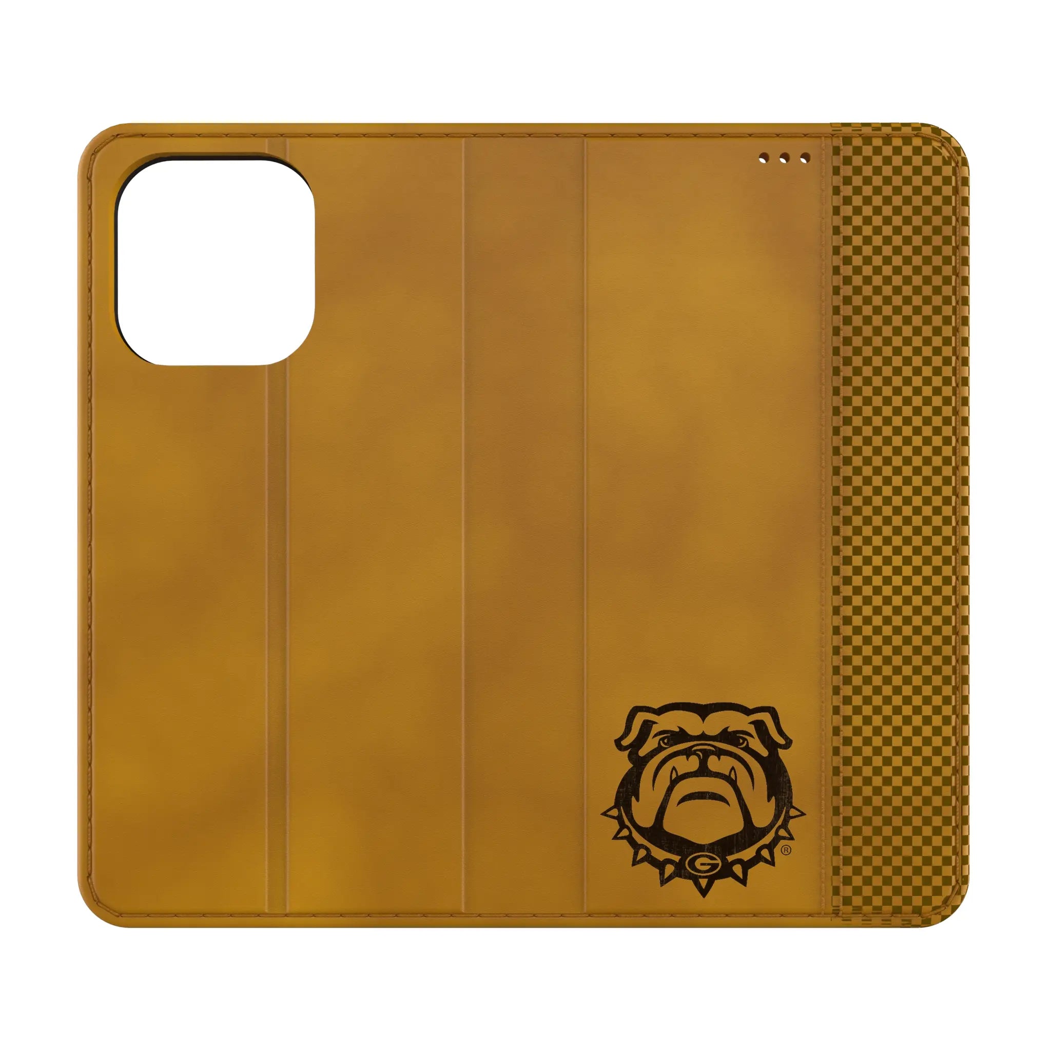 University of Georgia Bulldogs Uga Burn iPhone Folio Phone Case for Apple iPhone