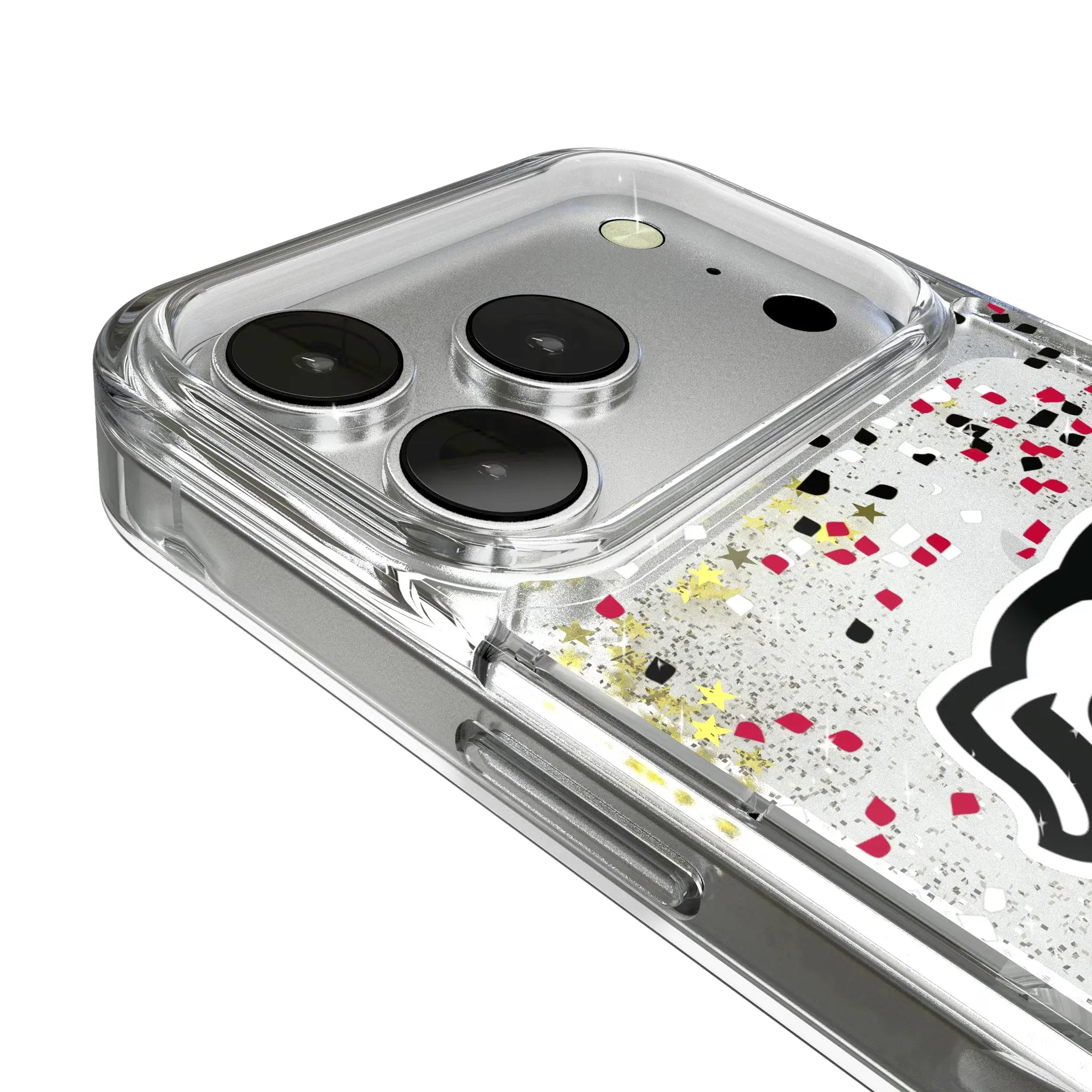 University of Georgia Bulldogs Uga Confetti iPhone Glitter Phone Case for Apple iPhone - Detail