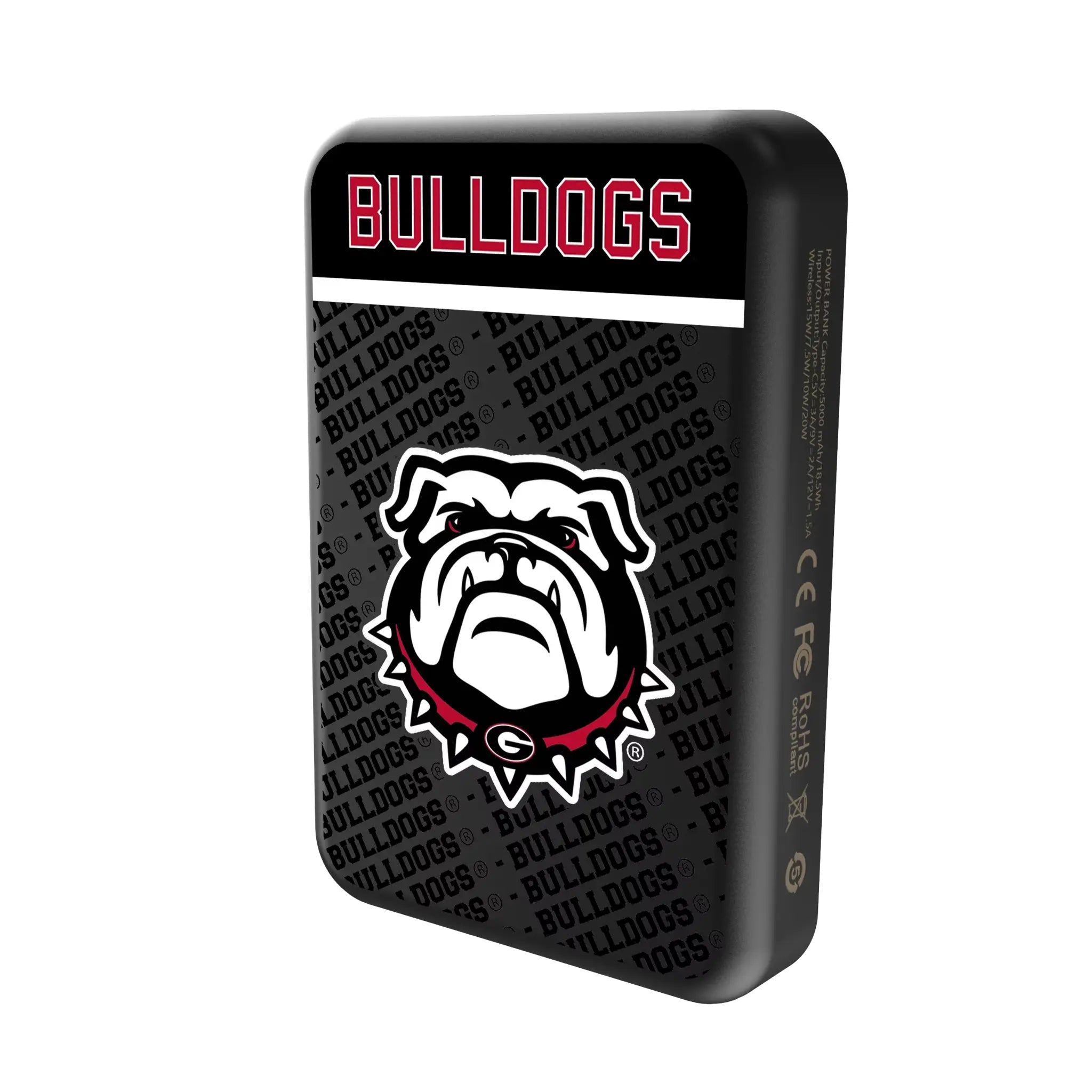 University of Georgia Bulldogs Uga Endzone Plus Wireless Mag Power Bank