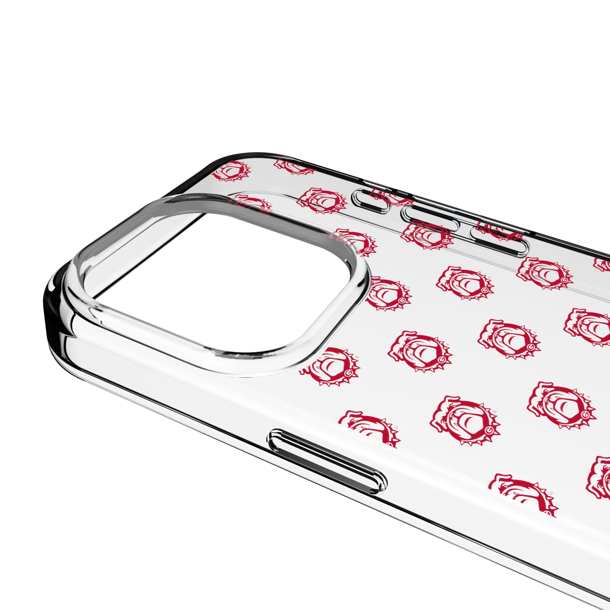 University of Georgia Bulldogs Uga Fashion Pattern iPhone Clear Phone Case for Apple iPhone - Detail