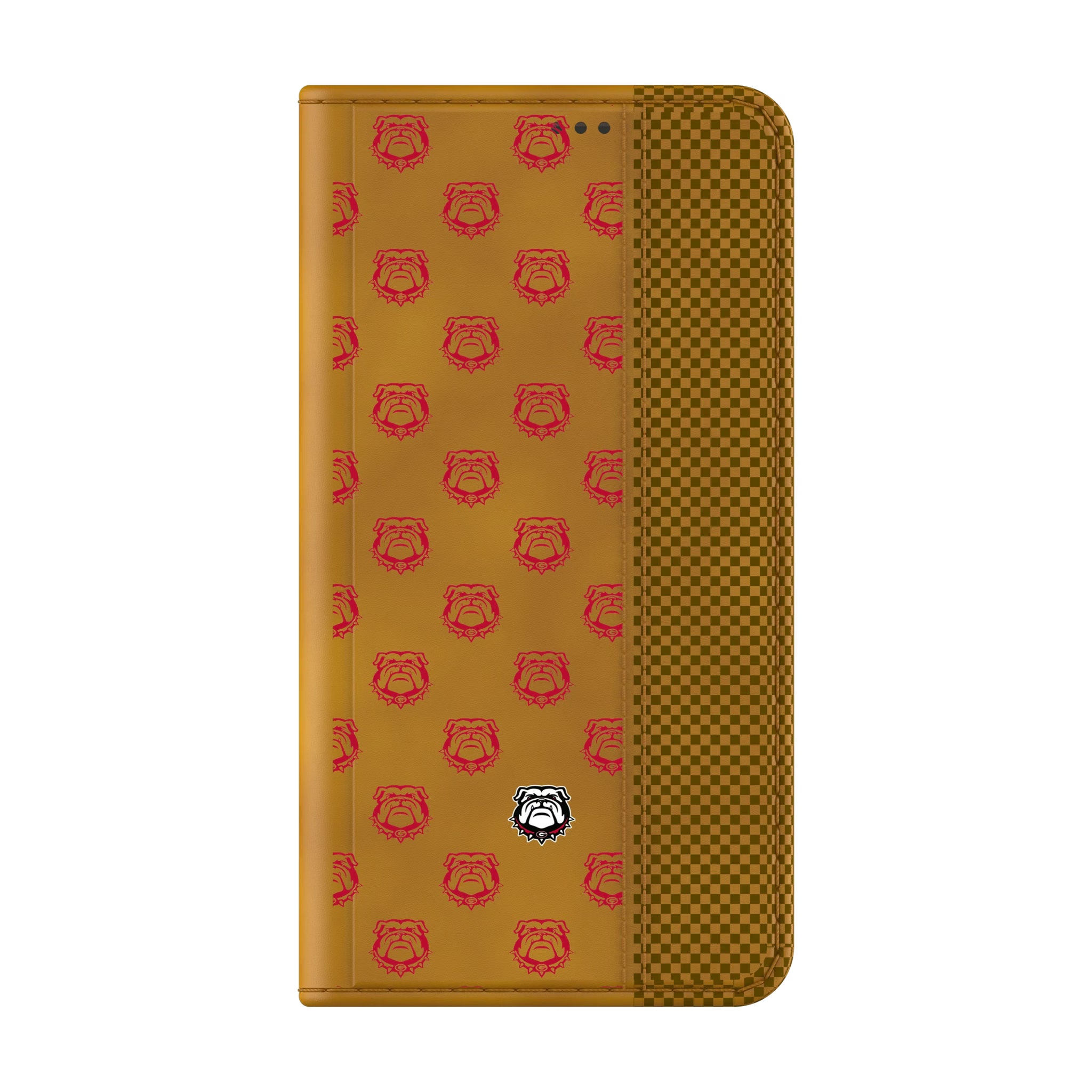 University of Georgia Bulldogs Uga Fashion Pattern Galaxy Folio Phone Case for Samsung Galaxy