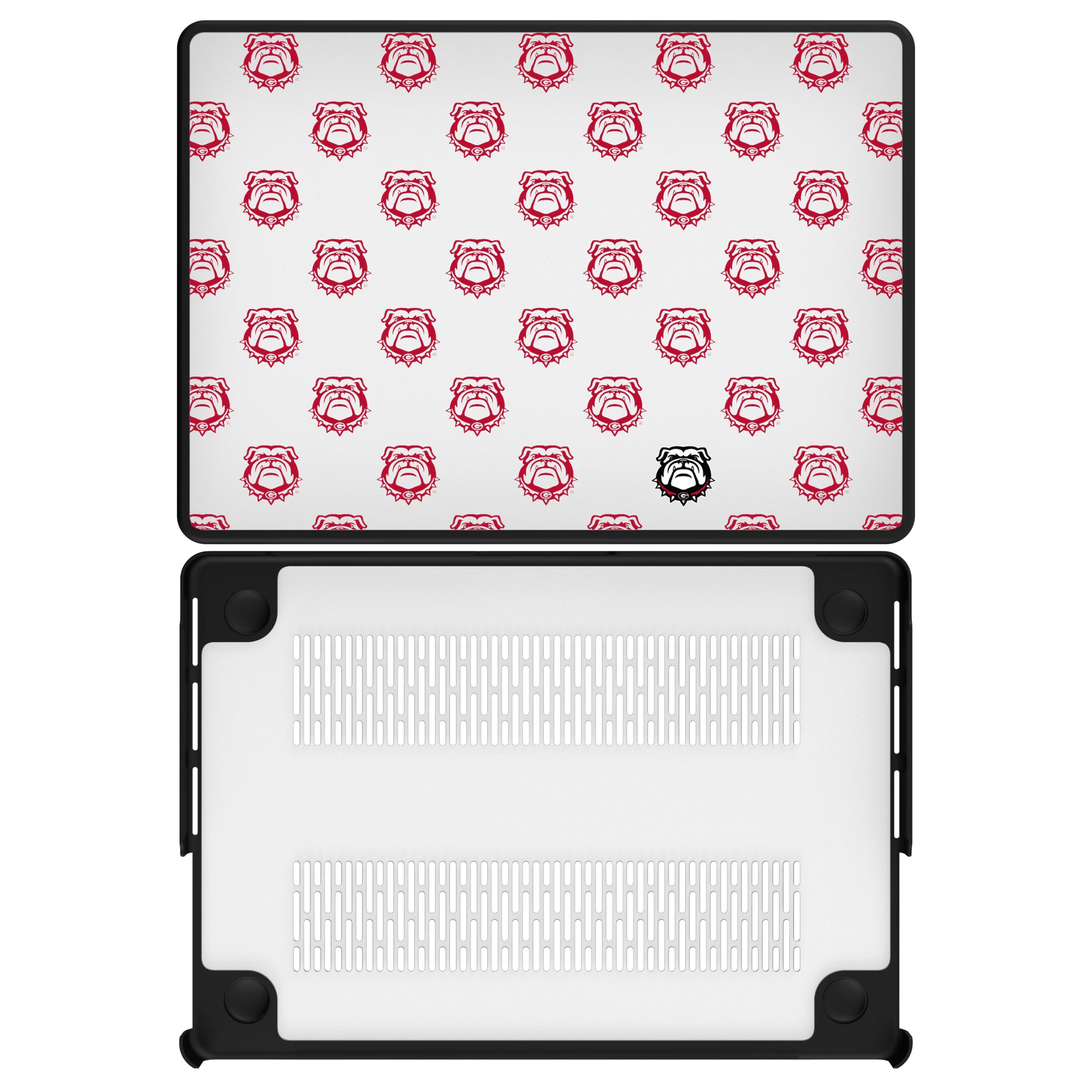 University of Georgia Bulldogs Uga Fashion Pattern MacBook Laptop Case for Apple MacBook#Device_MacBook Pro (14-inch, 2021) / MacBook Pro (14-inch, 2023) / MacBook Pro (14-inch, 2024)
