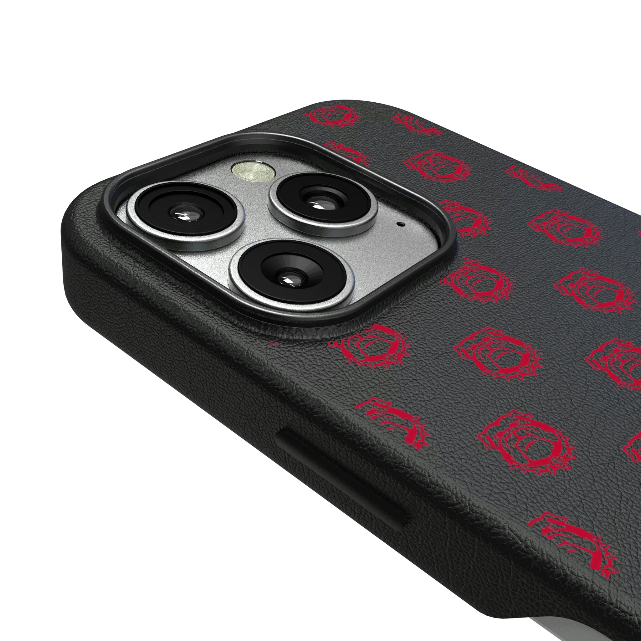 University of Georgia Bulldogs Uga Fashion Pattern iPhone MagSafe Compatible Phone Case for Apple iPhone - Detail