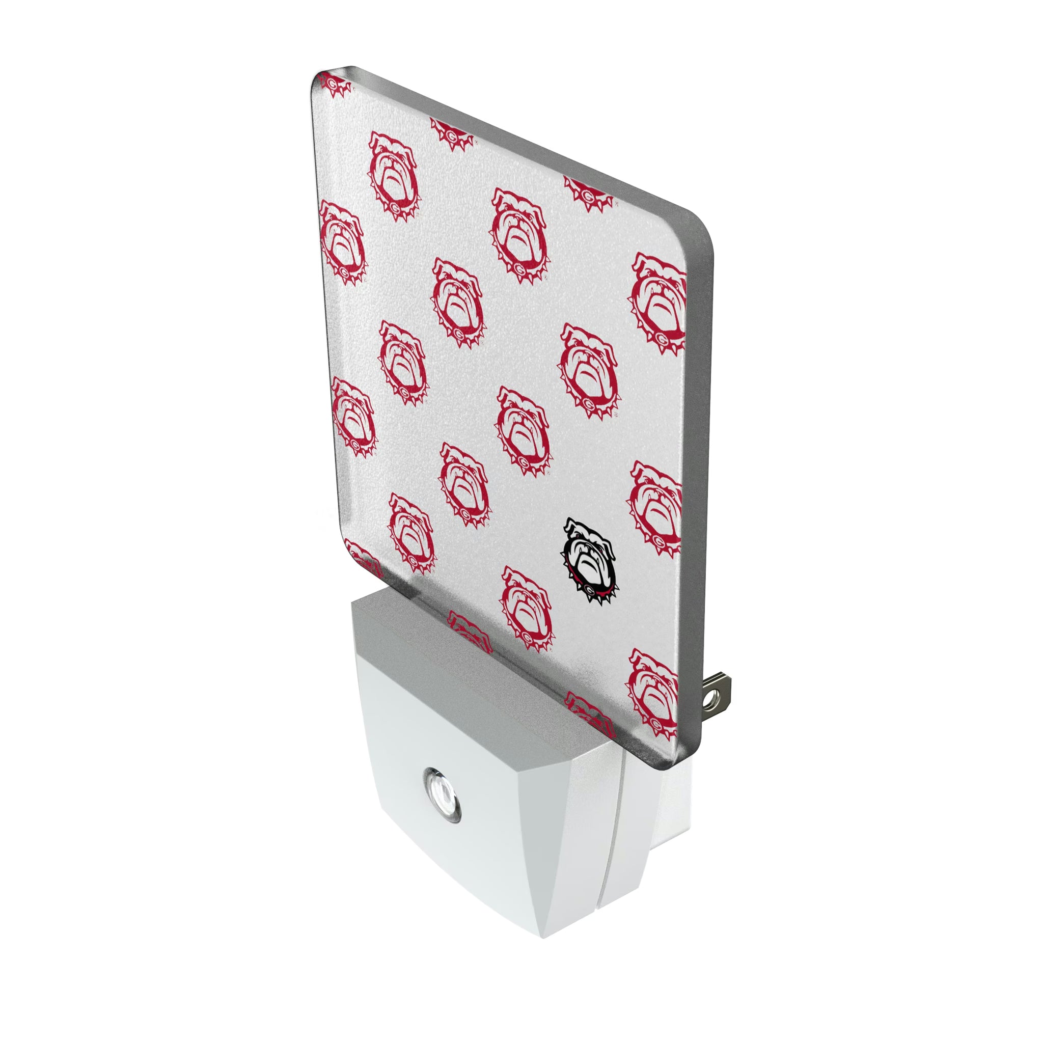University of Georgia Bulldogs Uga Fashion Pattern Night Light 2-Pack - Isometric View