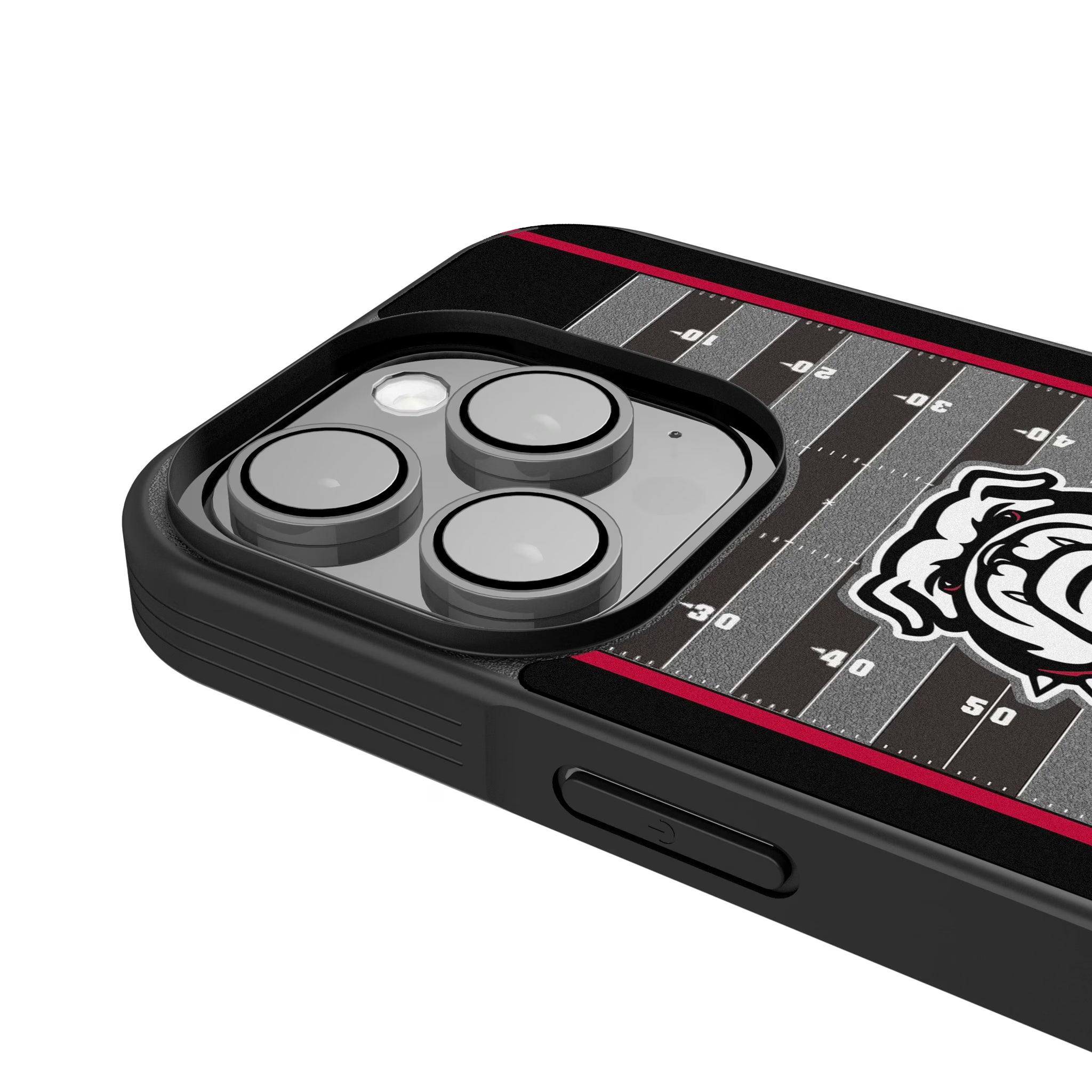 University of Georgia Bulldogs Uga Field iPhone Bump Phone Case for Apple iPhone - Detail
