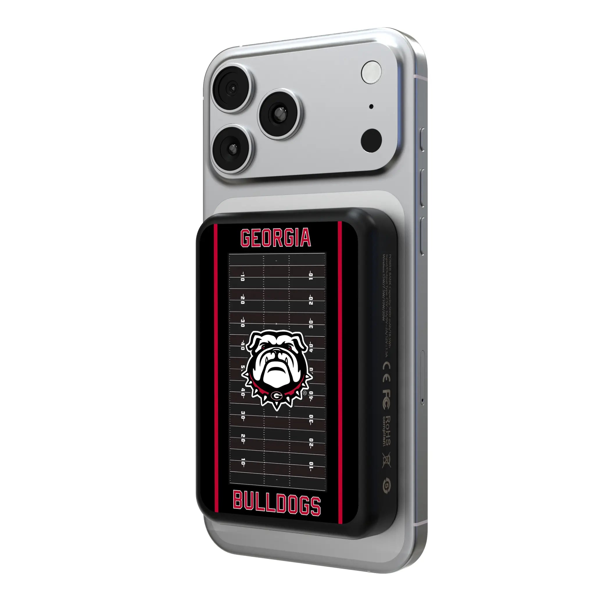 University of Georgia Bulldogs Uga Field Wireless Mag Power Bank