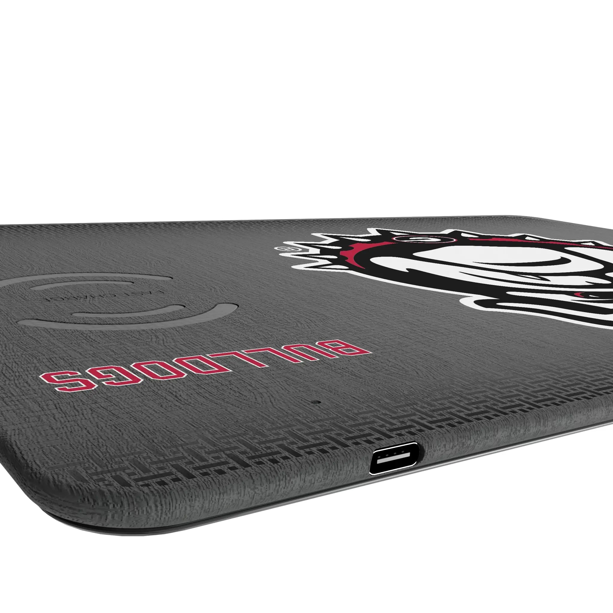 University of Georgia Bulldogs Uga Linen 15-Watt Wireless Charger and Mouse Pad