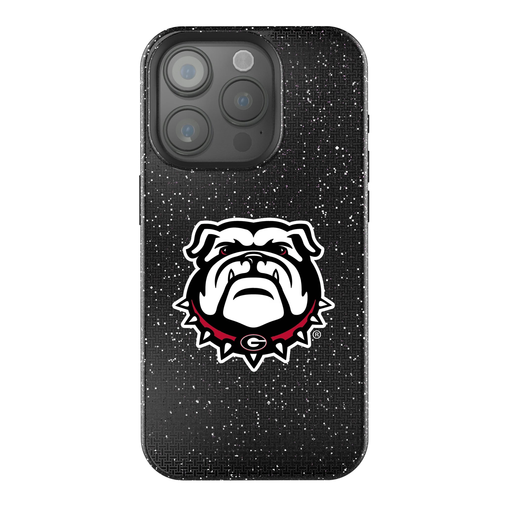 University of Georgia Bulldogs Uga Linen iPhone Bling Phone Case for Apple iPhone