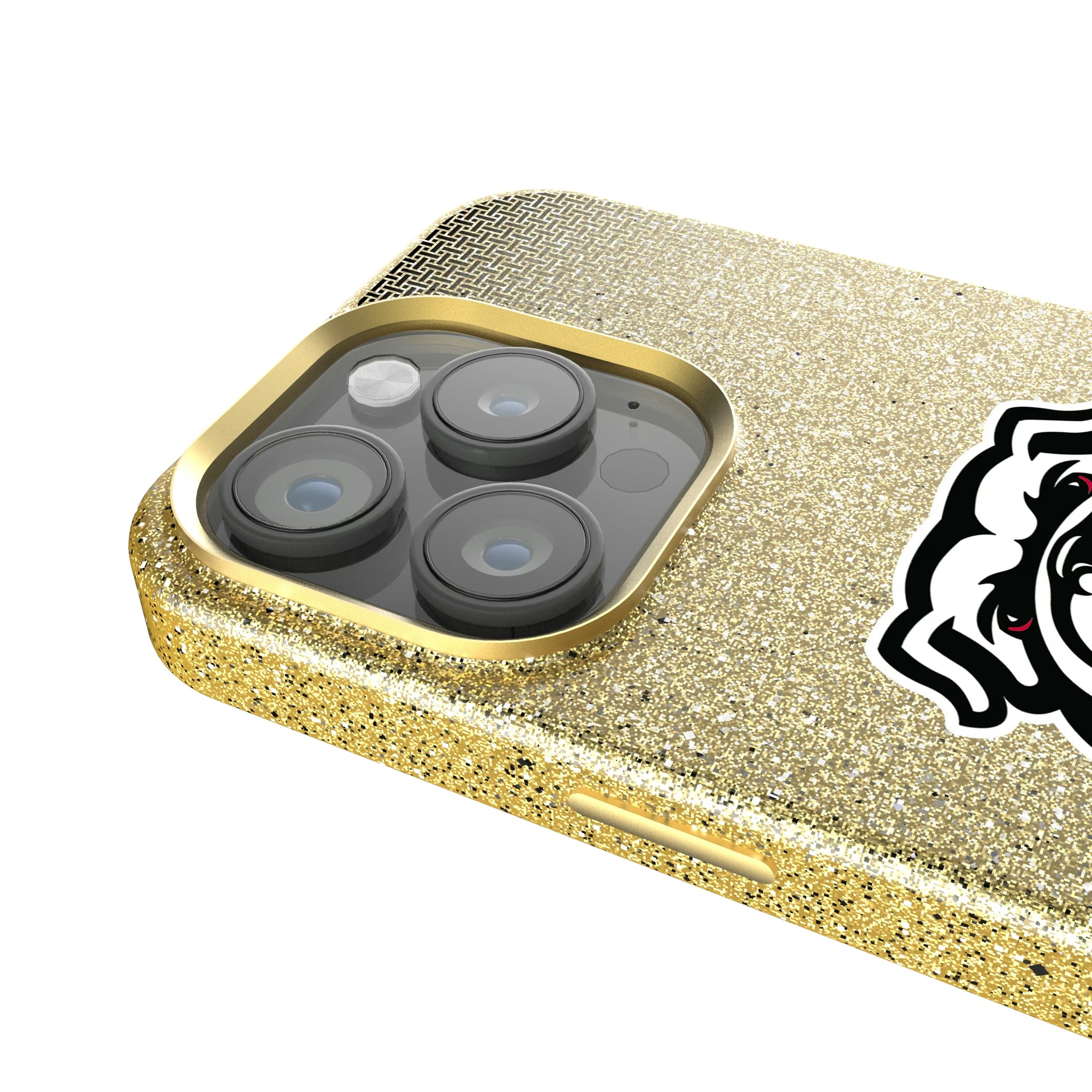 University of Georgia Bulldogs Uga Linen iPhone Bling Phone Case for Apple iPhone - Detail