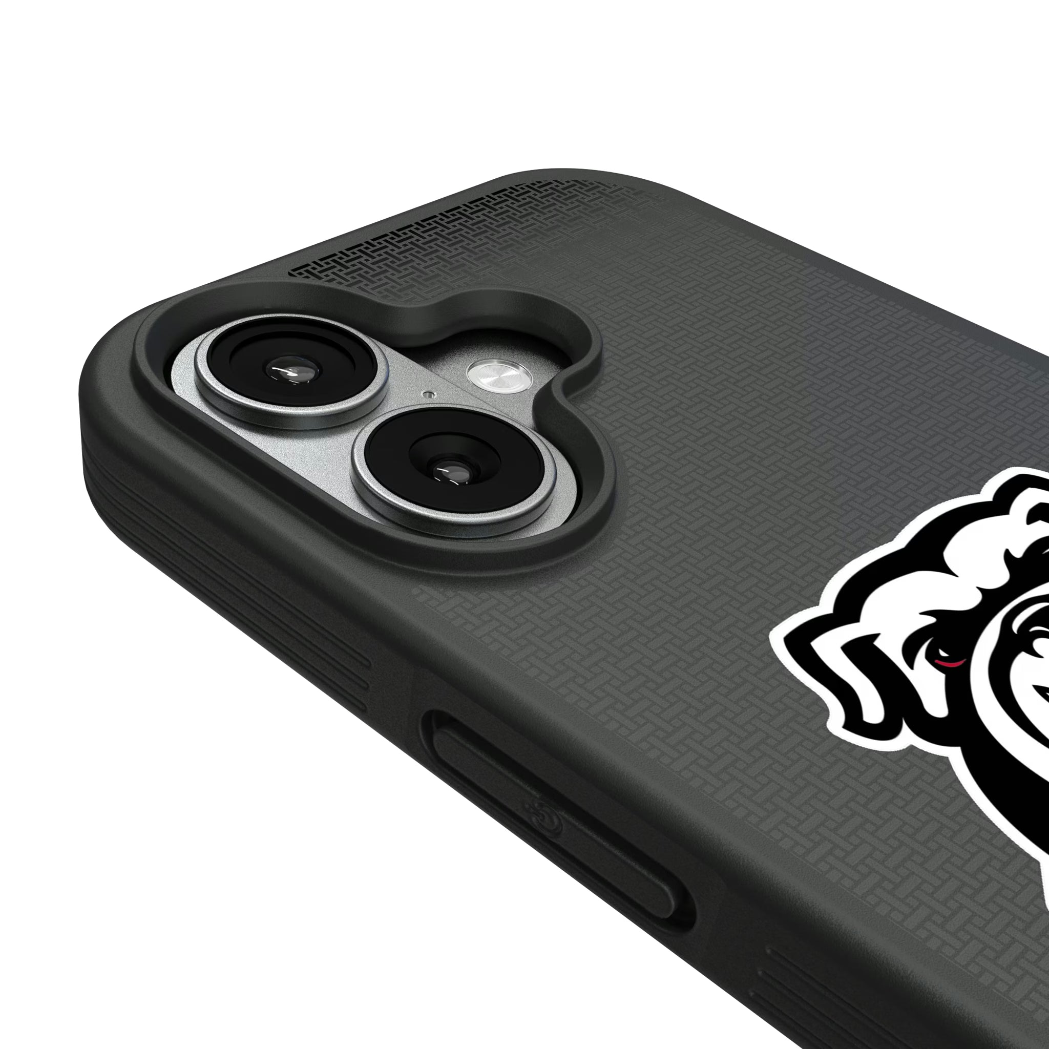 University of Georgia Bulldogs Uga Linen iPhone Bump Phone Case for Apple iPhone - Detail#Device_iPhone 17