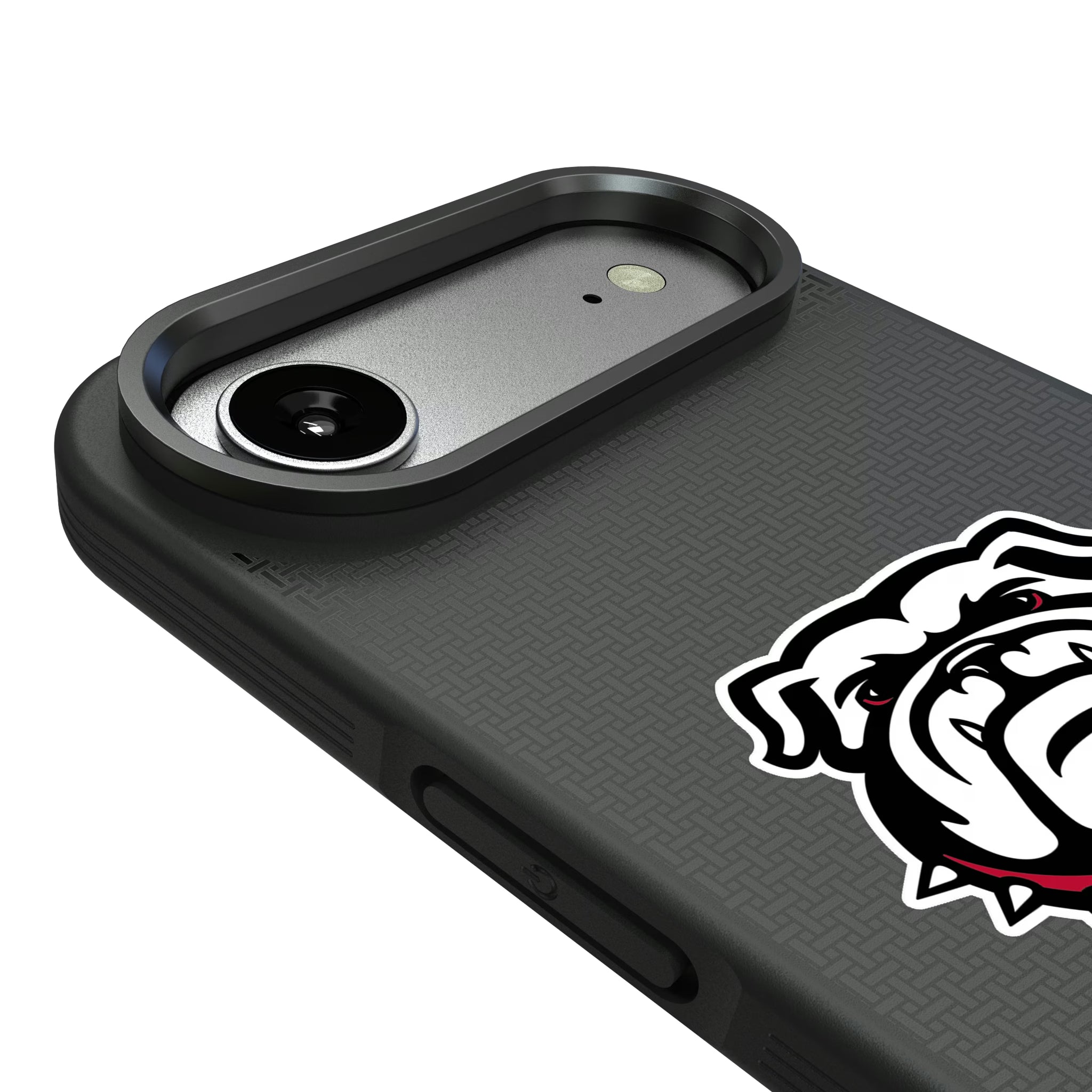 University of Georgia Bulldogs Uga Linen iPhone Bump Phone Case for Apple iPhone - Detail#Device_iPhone Air