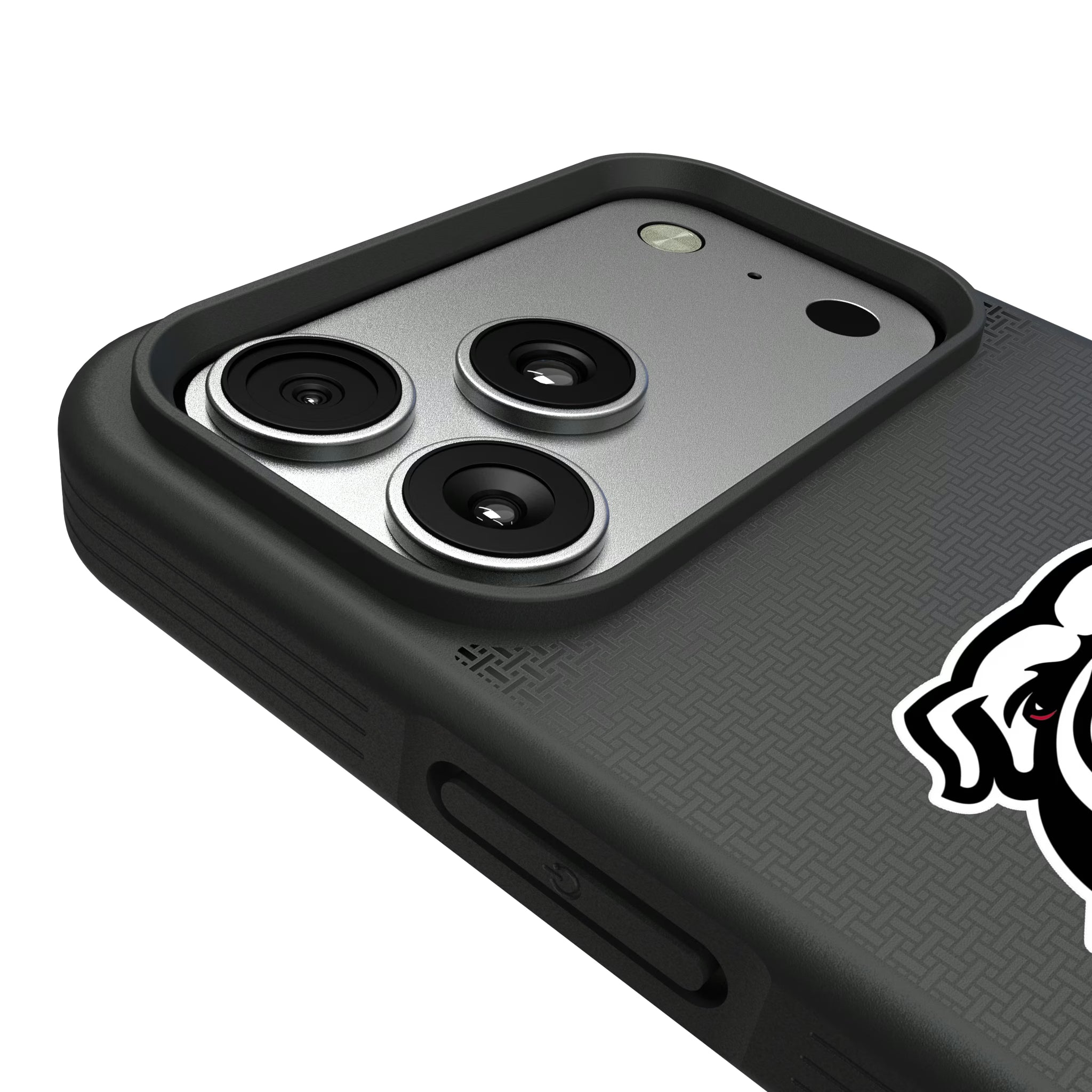 University of Georgia Bulldogs Uga Linen iPhone Bump Phone Case for Apple iPhone - Detail#Device_iPhone 17 Pro Max