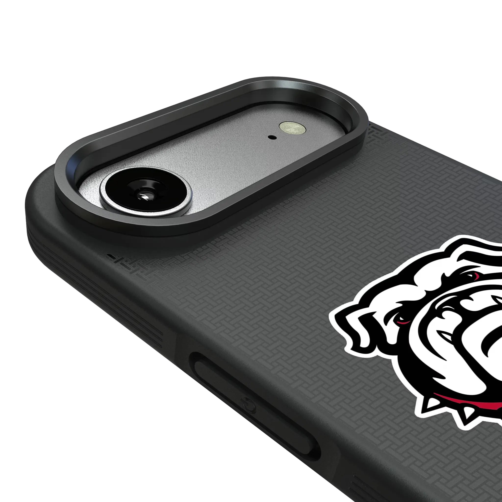 University of Georgia Bulldogs Uga Linen iPhone Bump Phone Case for Apple iPhone - Detail#Device_iPhone Air