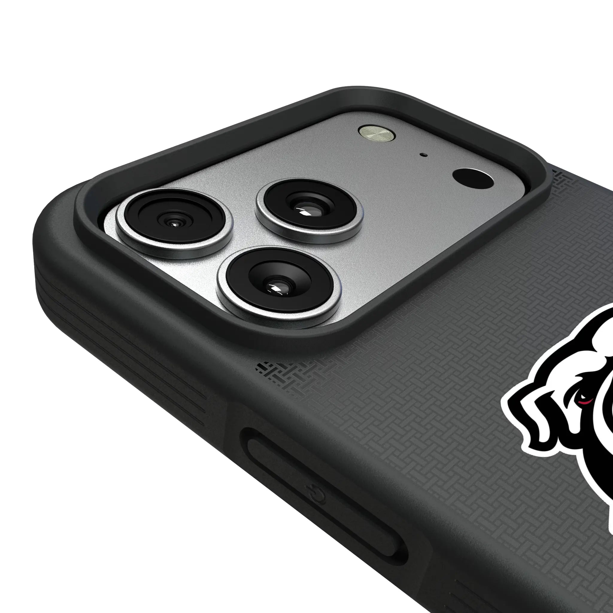 University of Georgia Bulldogs Uga Linen iPhone Bump Phone Case for Apple iPhone - Detail#Device_iPhone 17 Pro Max