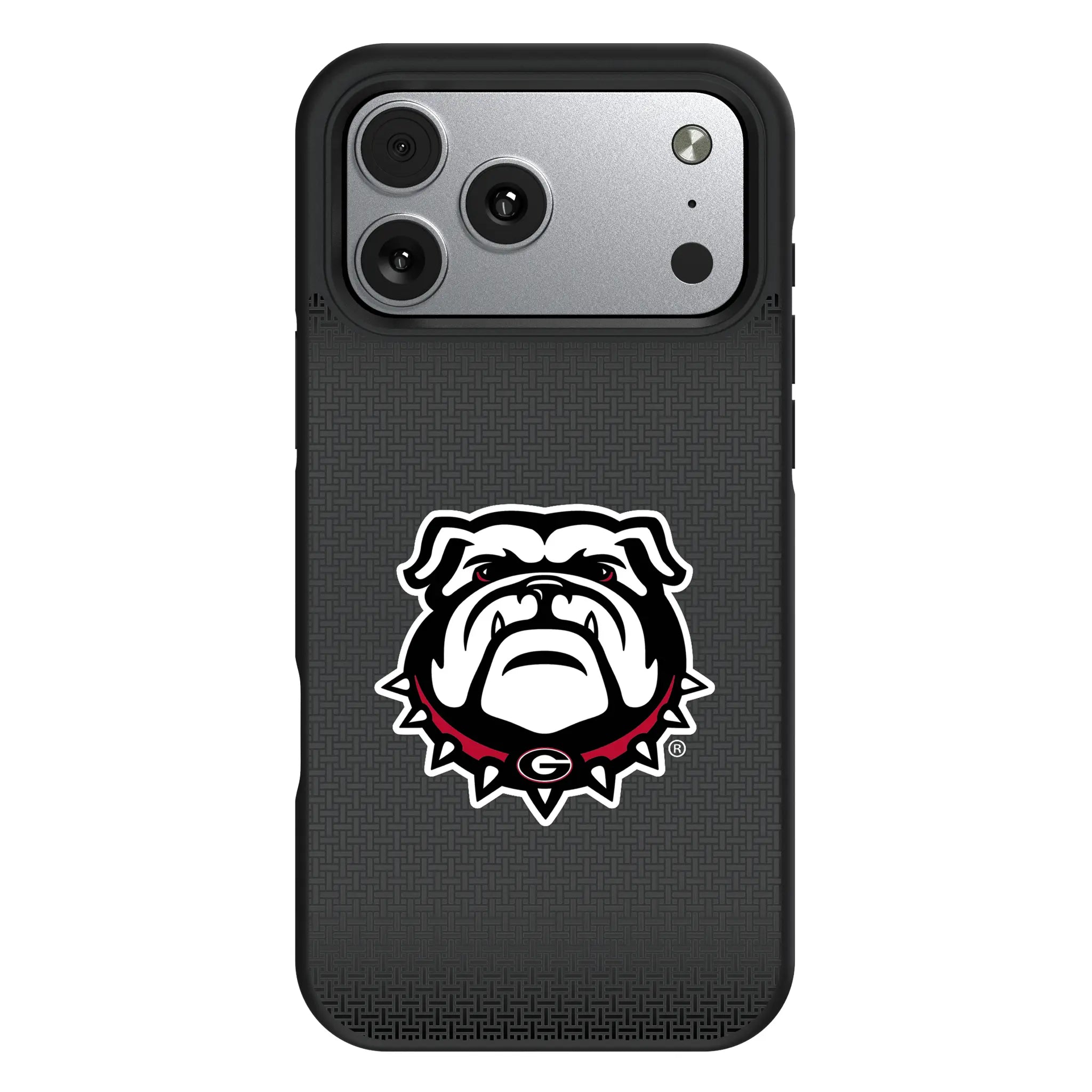 University of Georgia Bulldogs Uga Linen iPhone Bump Phone Case for Apple iPhone#Device_iPhone 17 Pro Max