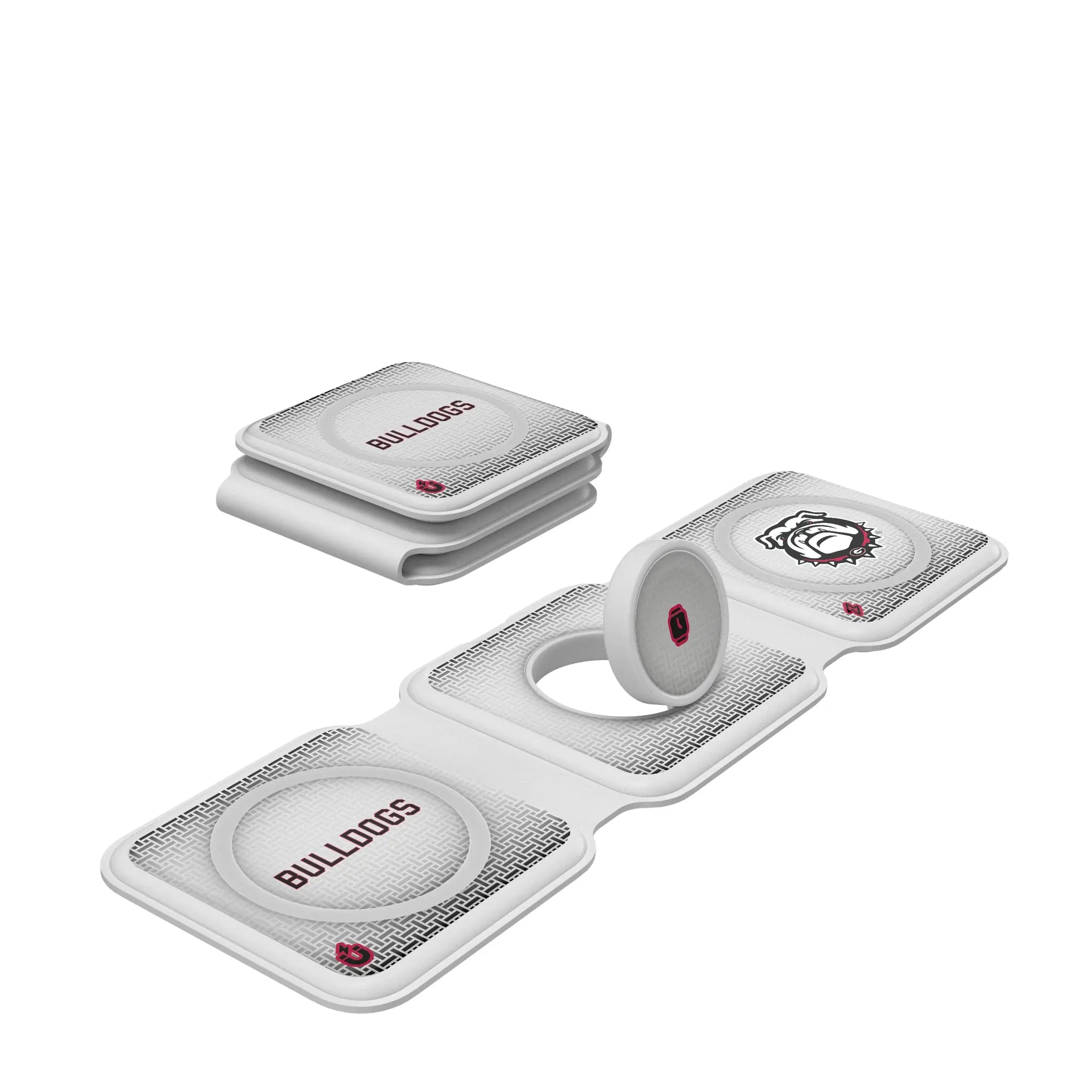 University of Georgia Bulldogs Uga Linen Foldable 3 in 1 Charger