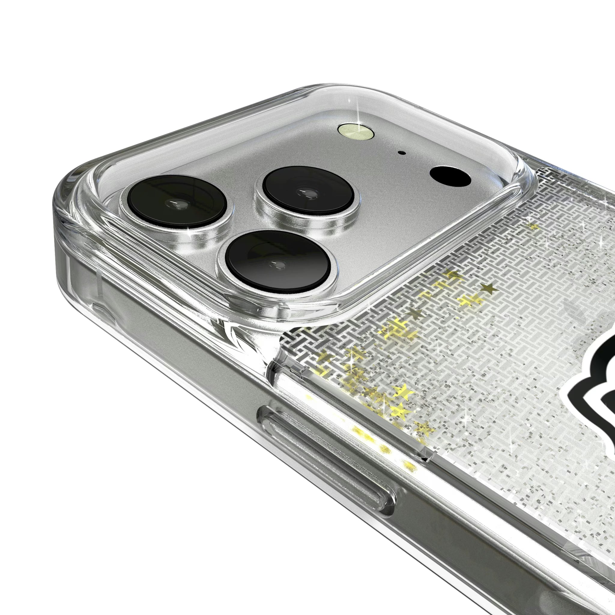 University of Georgia Bulldogs Uga Linen iPhone Glitter Phone Case for Apple iPhone - Detail