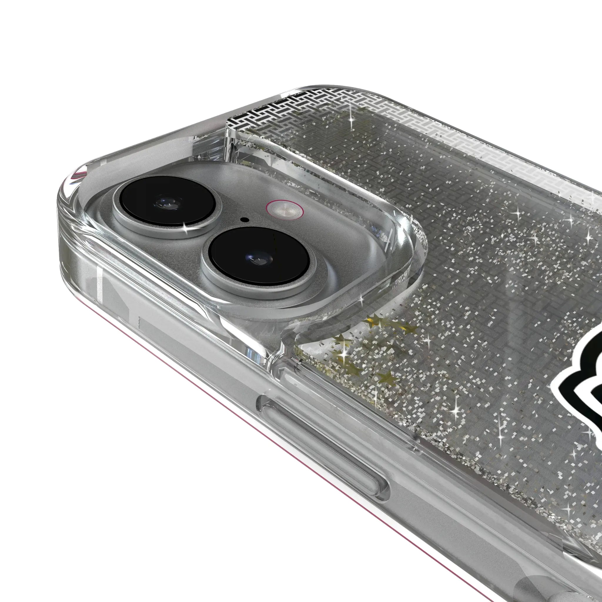 University of Georgia Bulldogs Uga Linen iPhone Glitter Phone Case for Apple iPhone - Detail