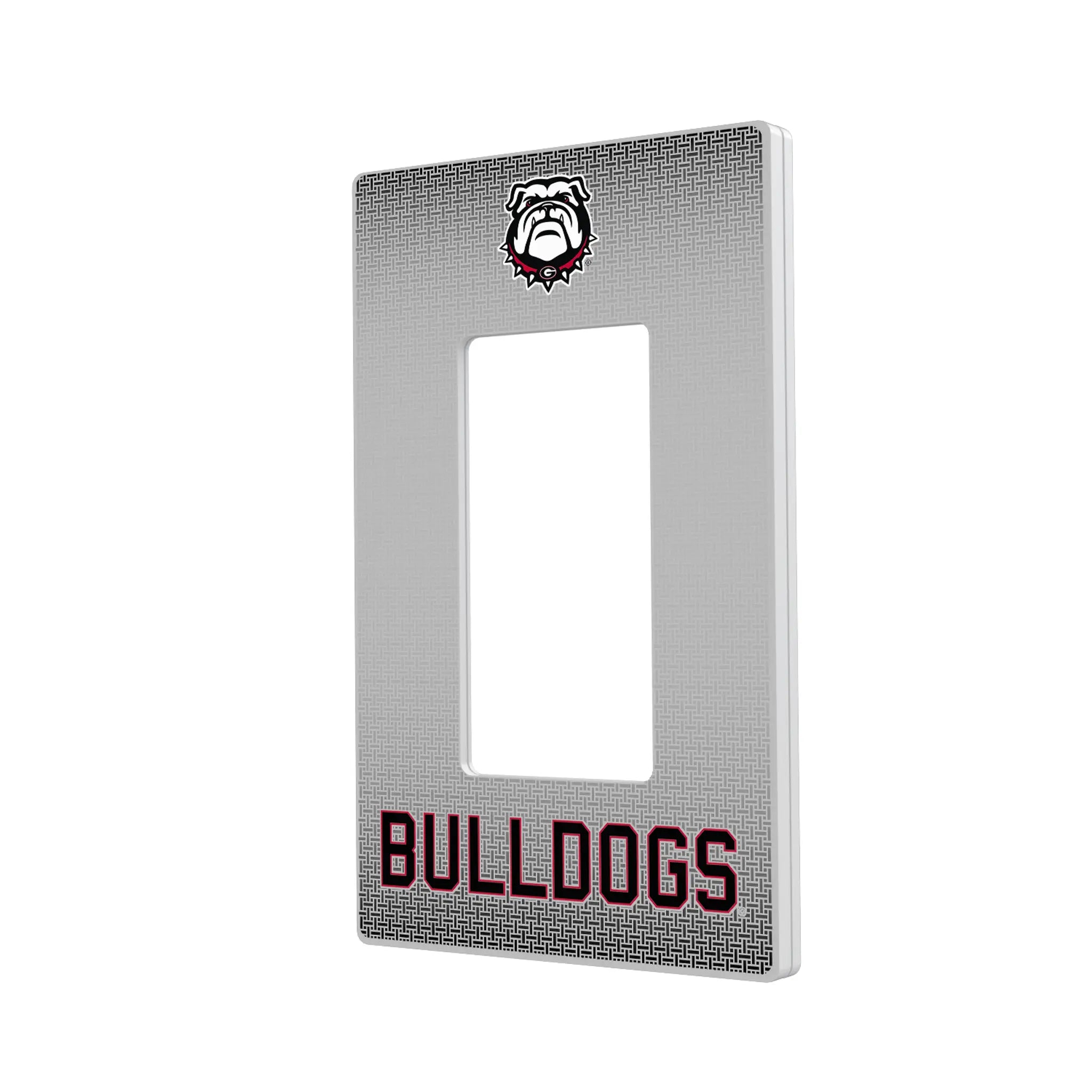 University of Georgia Bulldogs Uga Linen Hidden-Screw Light Switch Plate#Style_Single Rocker