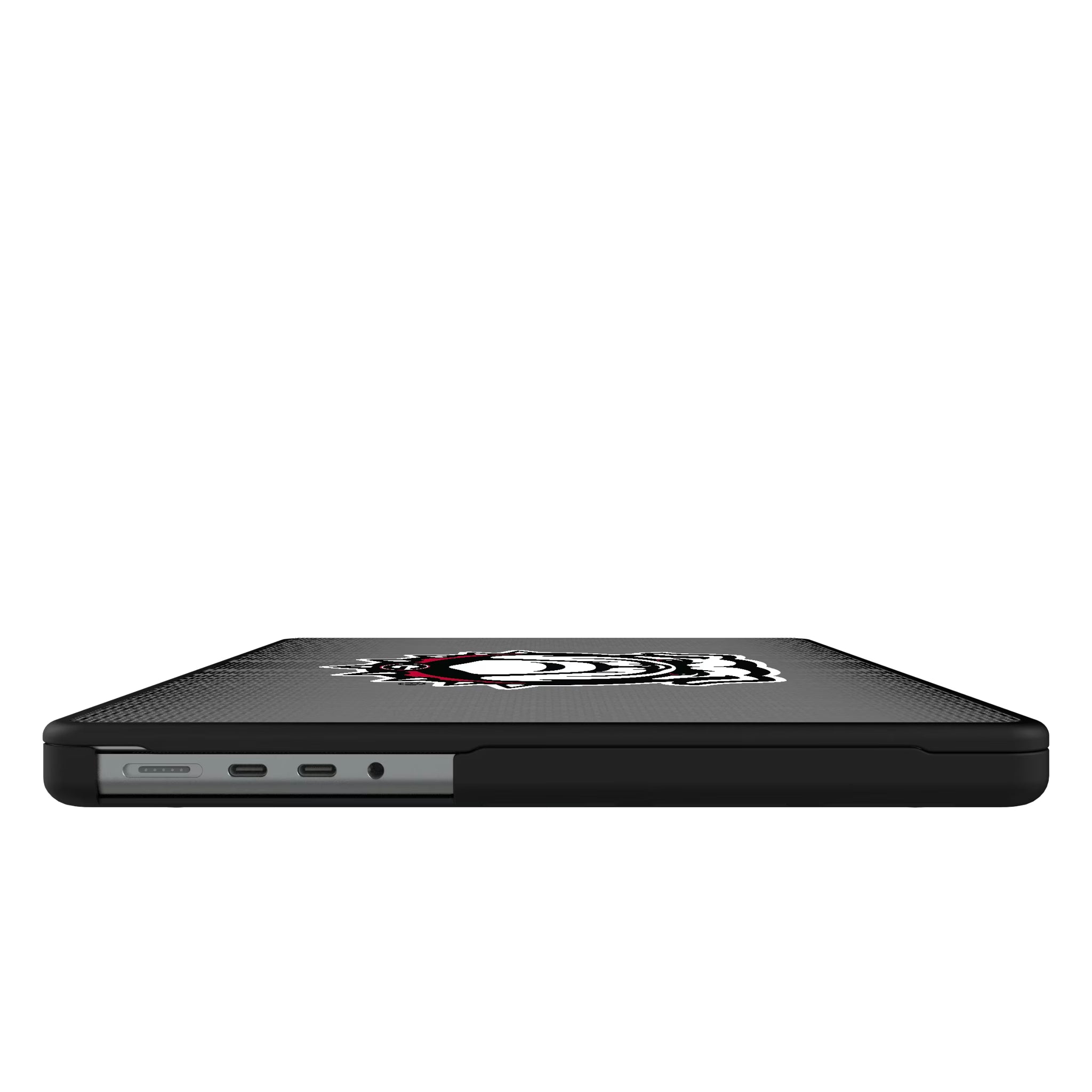 University of Georgia Bulldogs Uga Linen MacBook Laptop Case for Apple MacBook#Device_MacBook Pro (14-inch, 2021) / MacBook Pro (14-inch, 2023) / MacBook Pro (14-inch, 2024)
