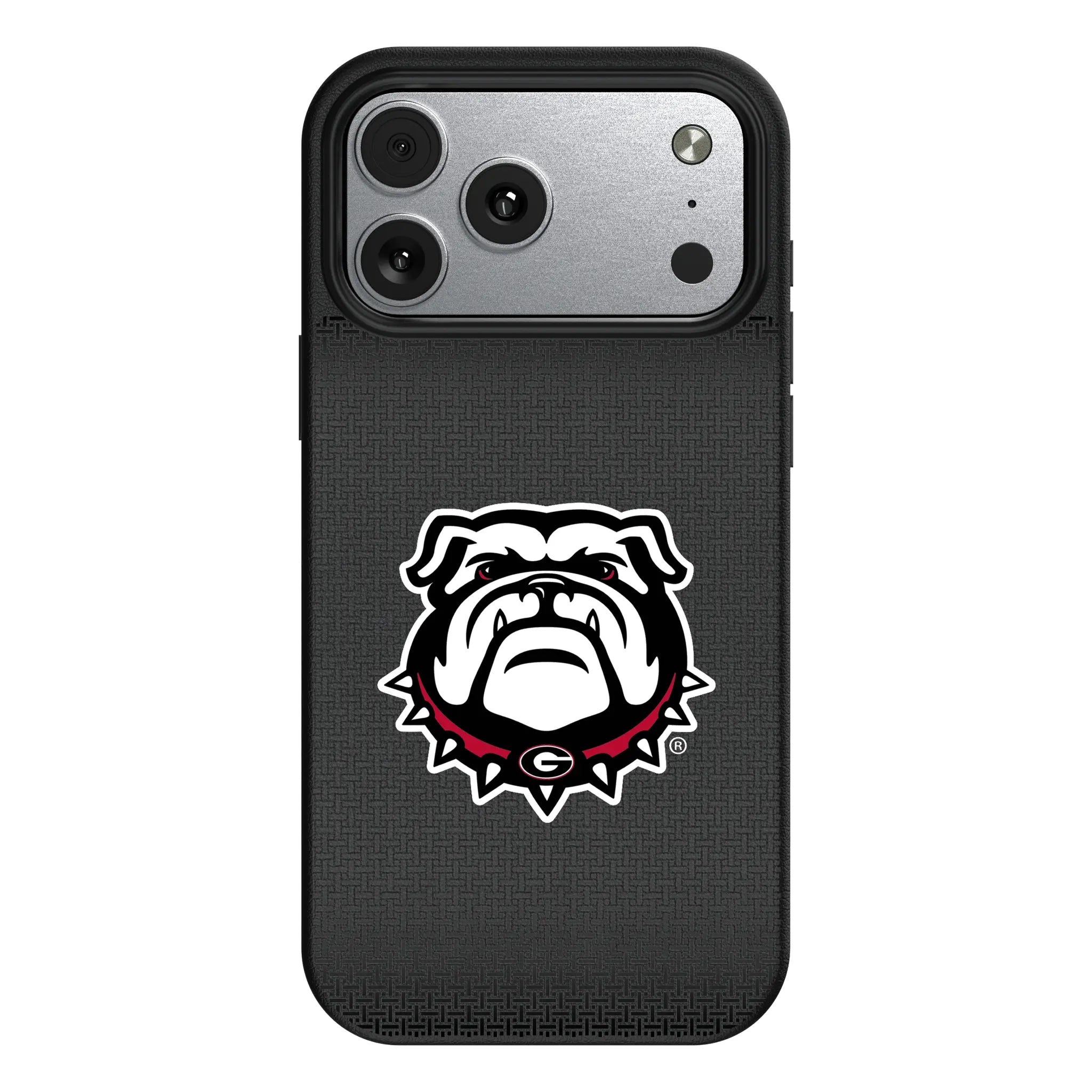 University of Georgia Bulldogs Uga Linen iPhone MagSafe Compatible Phone Case for Apple iPhone#Device_iPhone 17 Pro Max