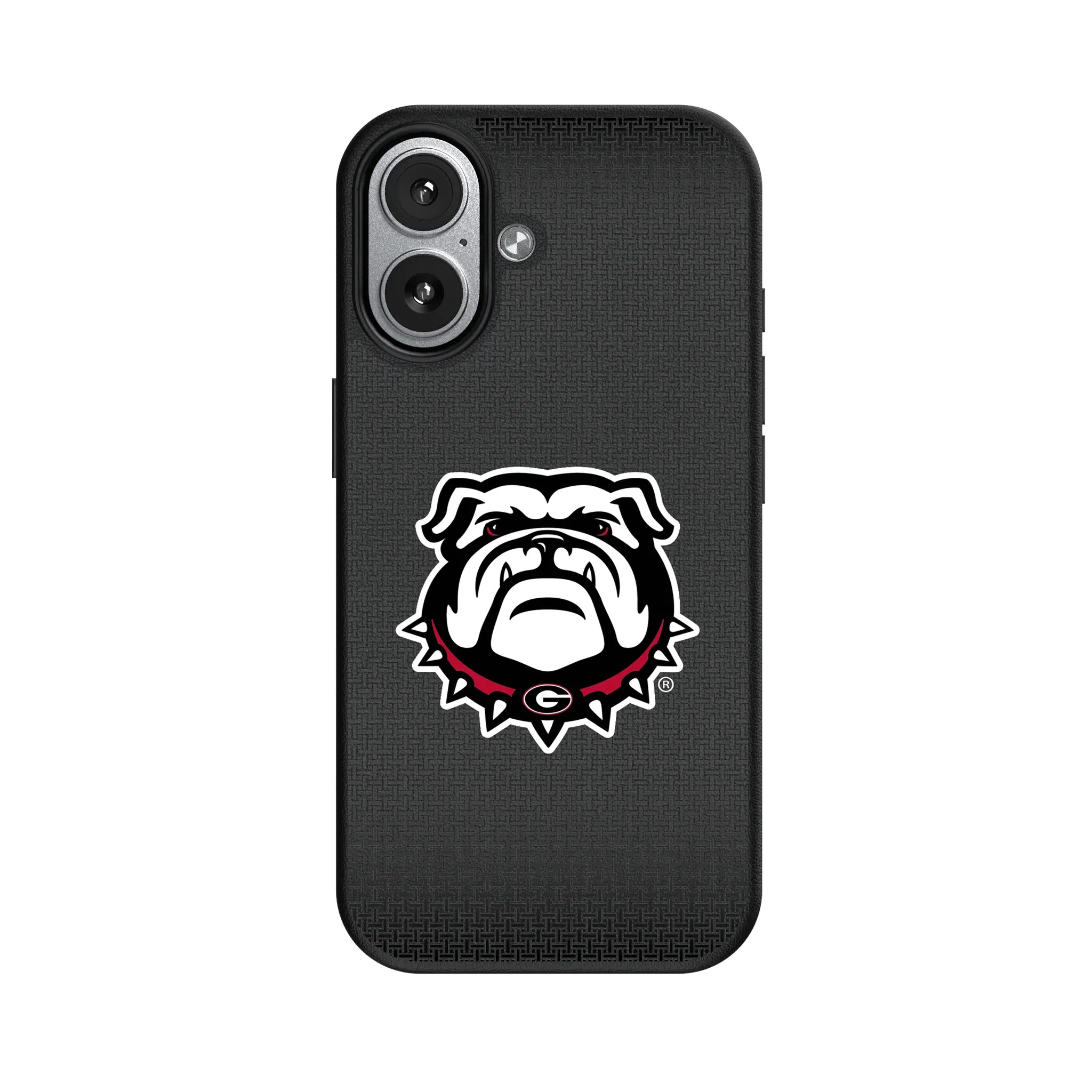 University of Georgia Bulldogs Uga Linen iPhone MagSafe Compatible Phone Case for Apple iPhone#Device_iPhone 17