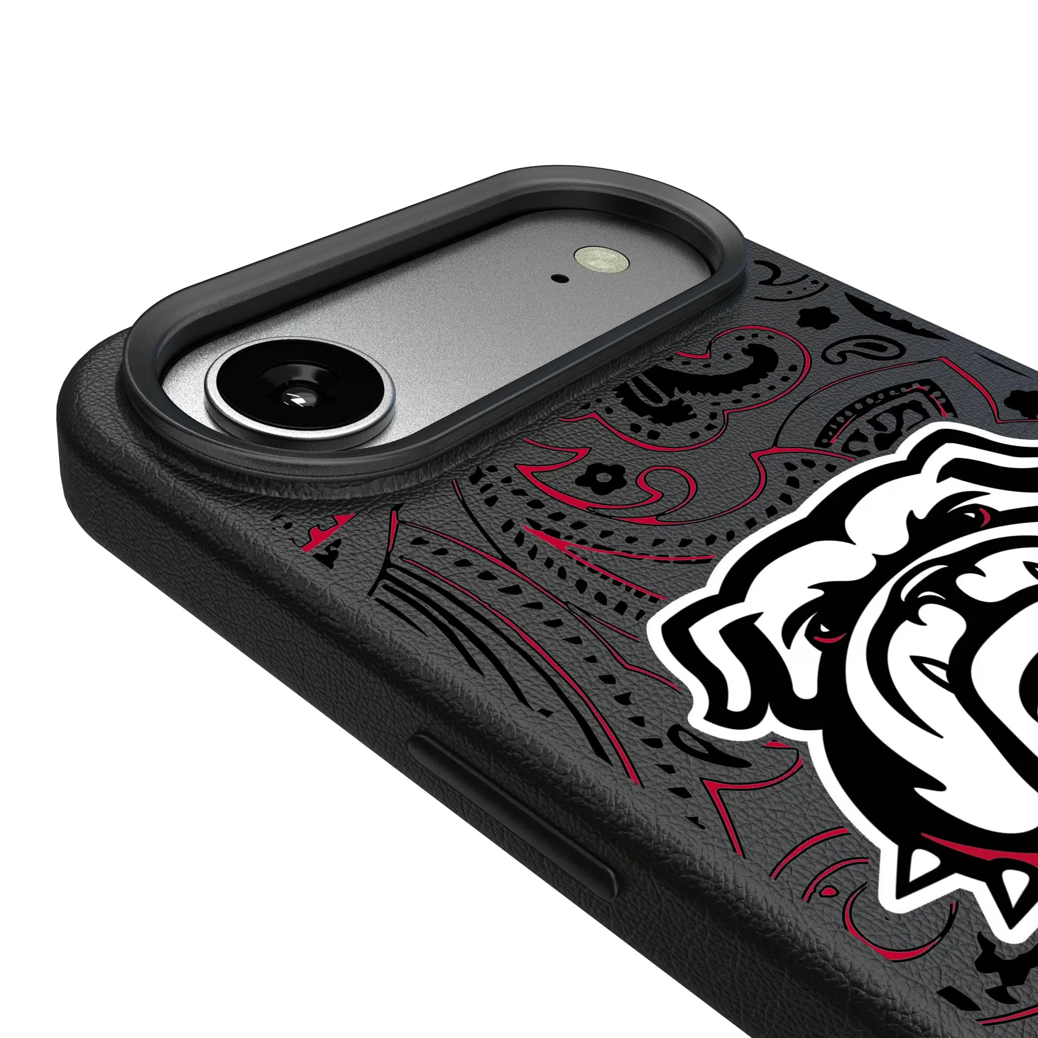 University of Georgia Bulldogs Uga Paisley iPhone MagSafe Compatible Phone Case for Apple iPhone - Detail#Device_iPhone Air