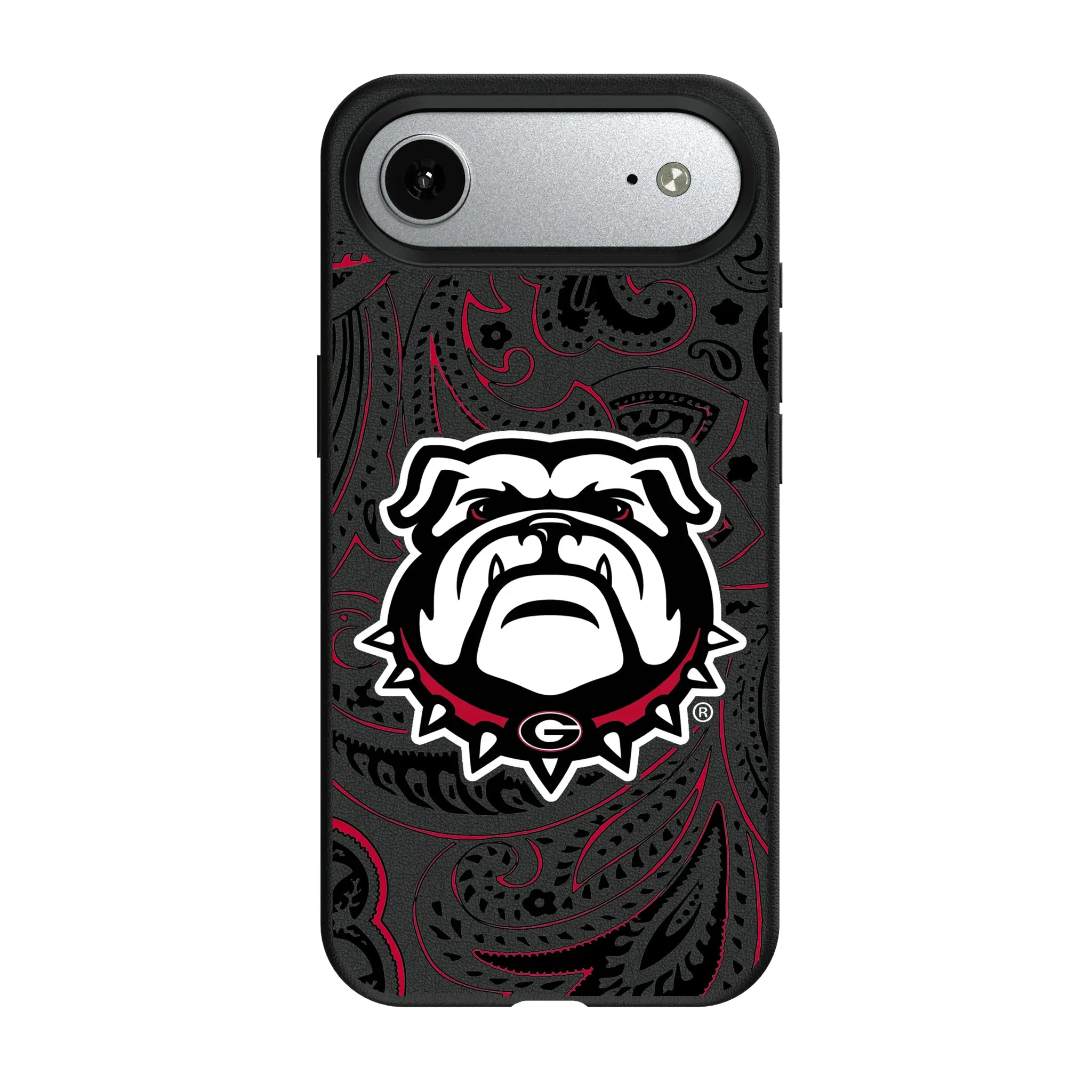 University of Georgia Bulldogs Uga Paisley iPhone MagSafe Compatible Phone Case for Apple iPhone#Device_iPhone Air