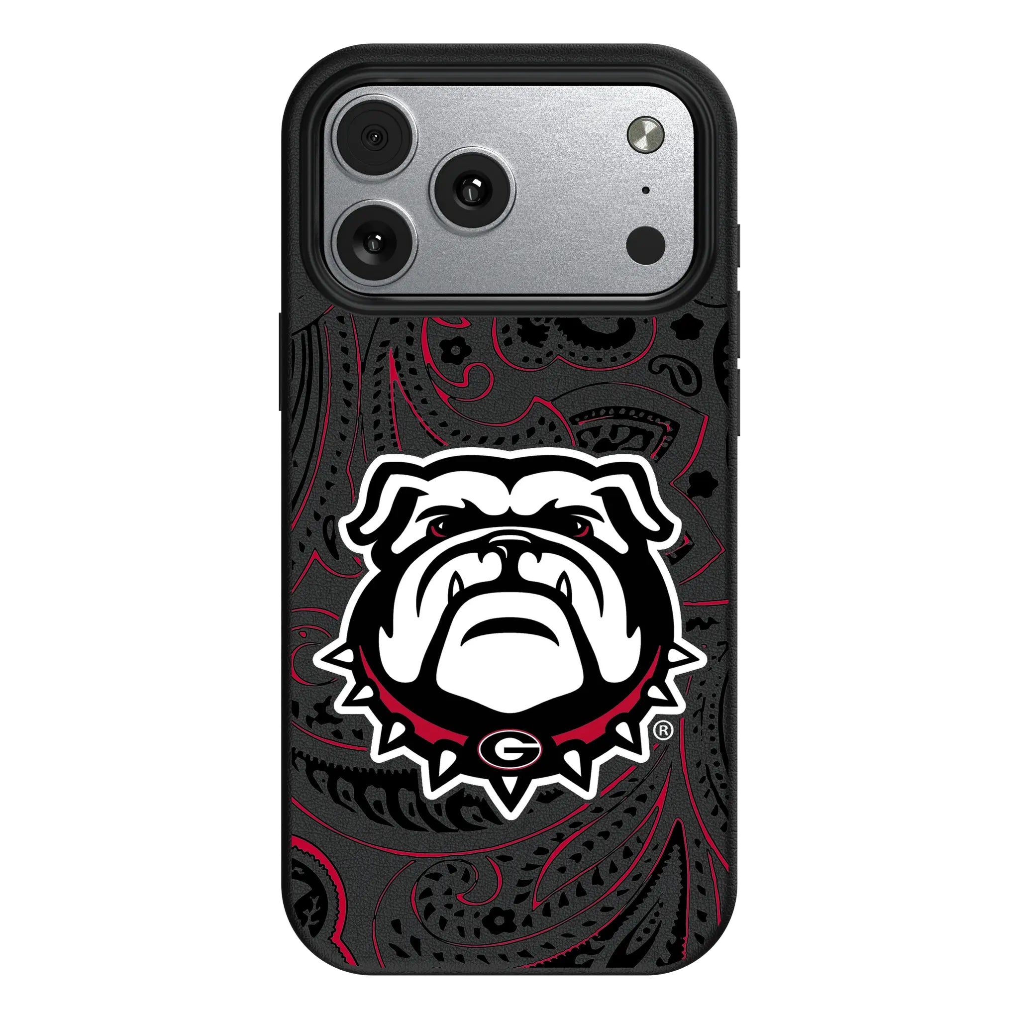 University of Georgia Bulldogs Uga Paisley iPhone MagSafe Compatible Phone Case for Apple iPhone#Device_iPhone 17 Pro Max