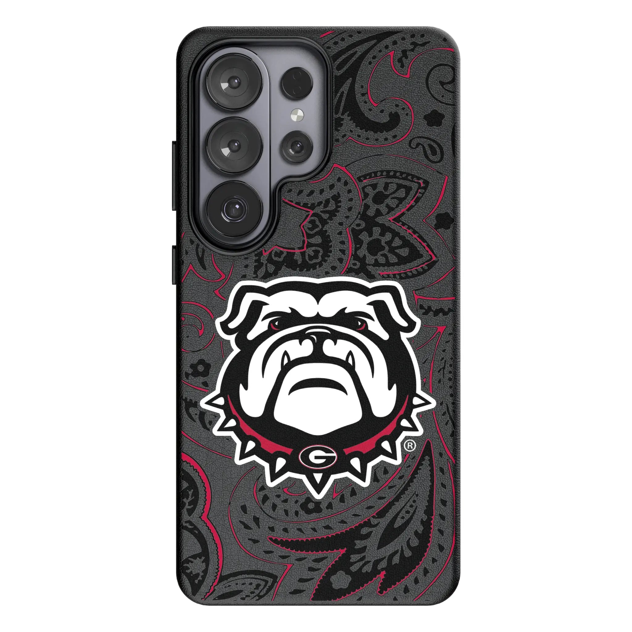 University of Georgia Bulldogs Uga Paisley Galaxy MagSafe Compatible Phone Case for Samsung Galaxy#Device_Galaxy S26 Ultra