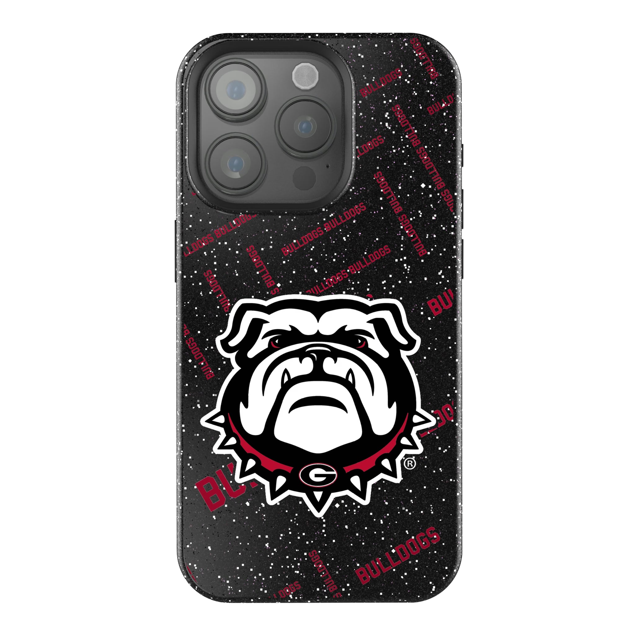 University of Georgia Bulldogs Uga Quadtile iPhone Bling Phone Case for Apple iPhone