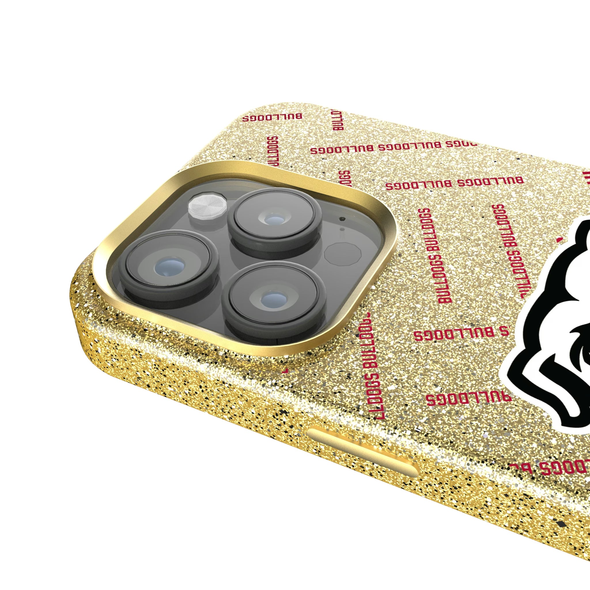 University of Georgia Bulldogs Uga Quadtile iPhone Bling Phone Case for Apple iPhone - Detail