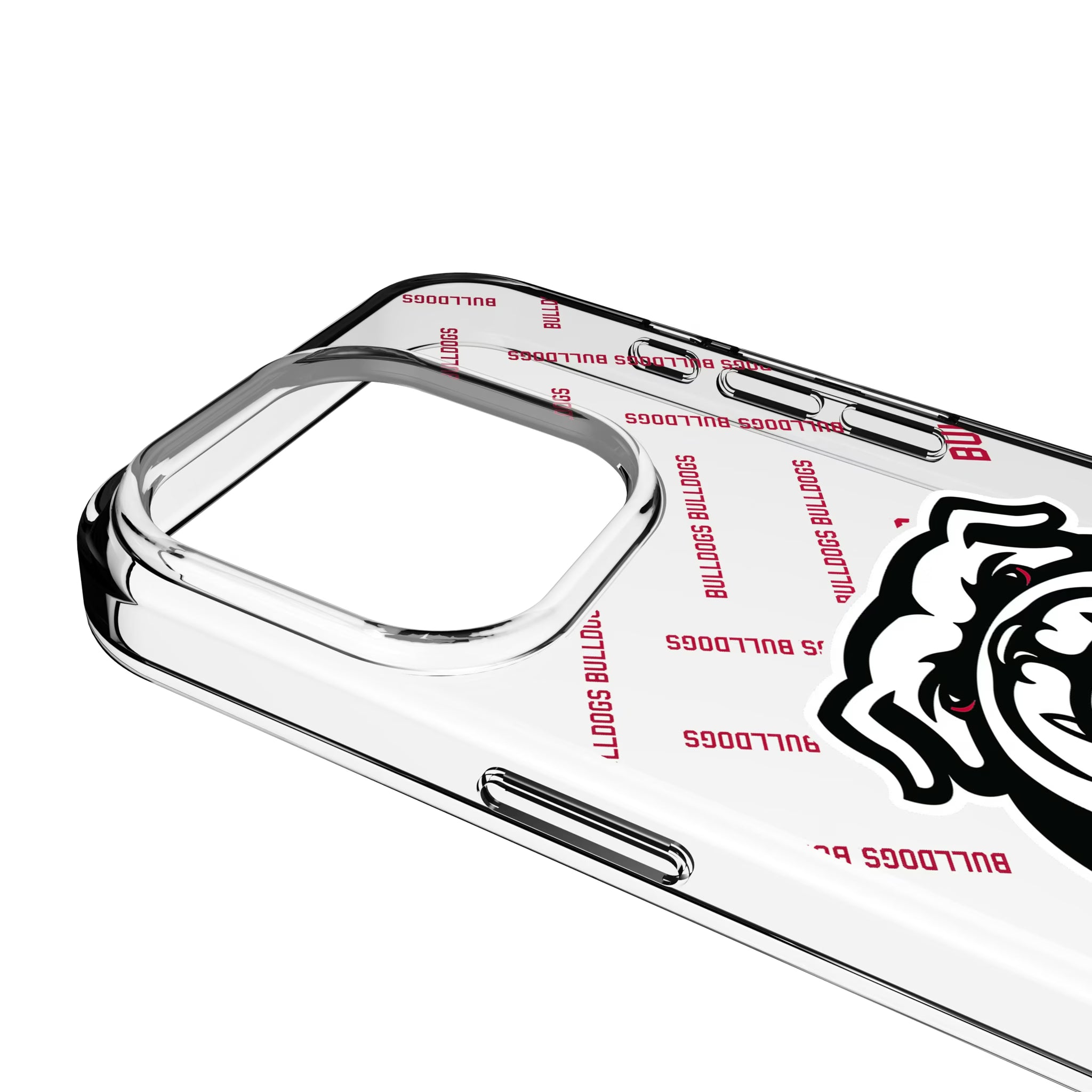 University of Georgia Bulldogs Uga Quadtile iPhone Clear Phone Case for Apple iPhone - Detail