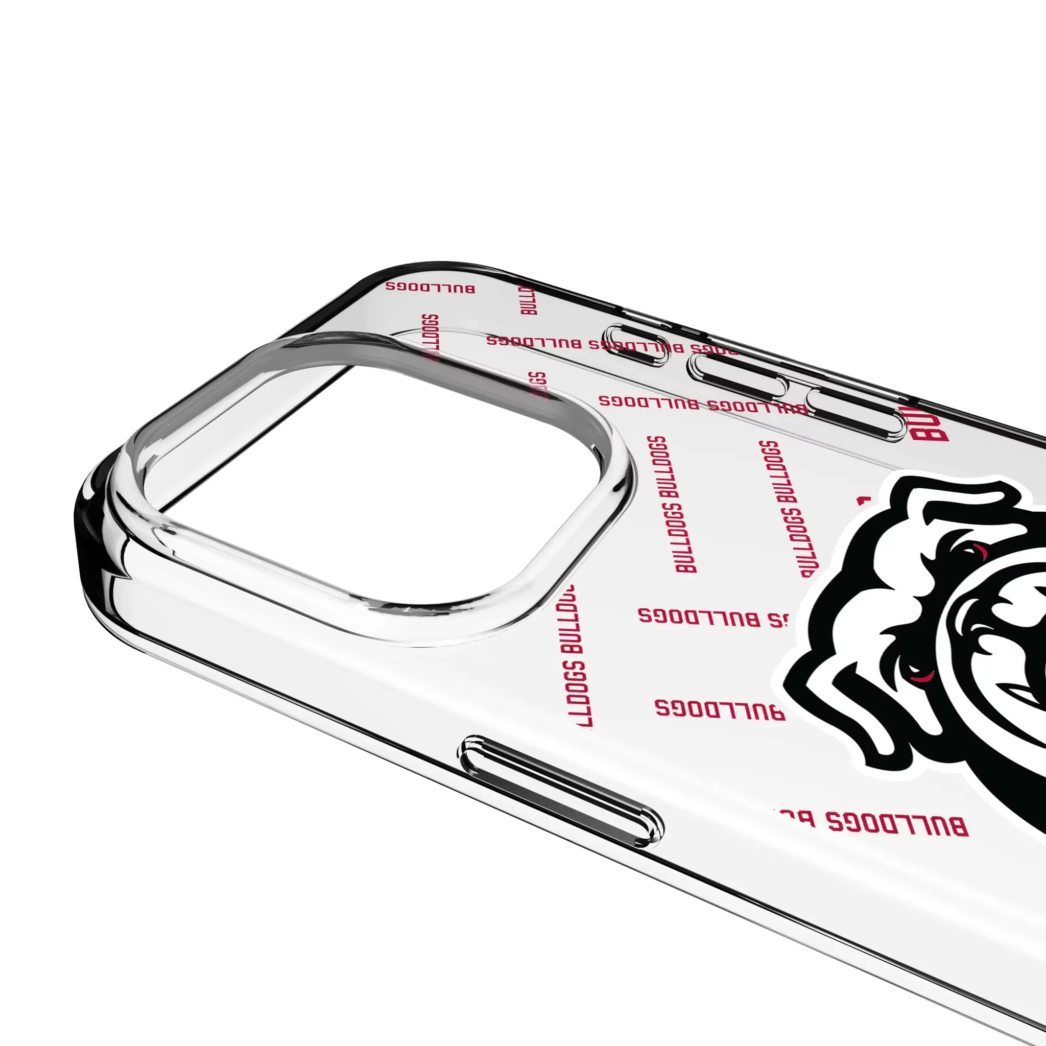 University of Georgia Bulldogs Uga Quadtile iPhone Clear Phone Case for Apple iPhone - Detail