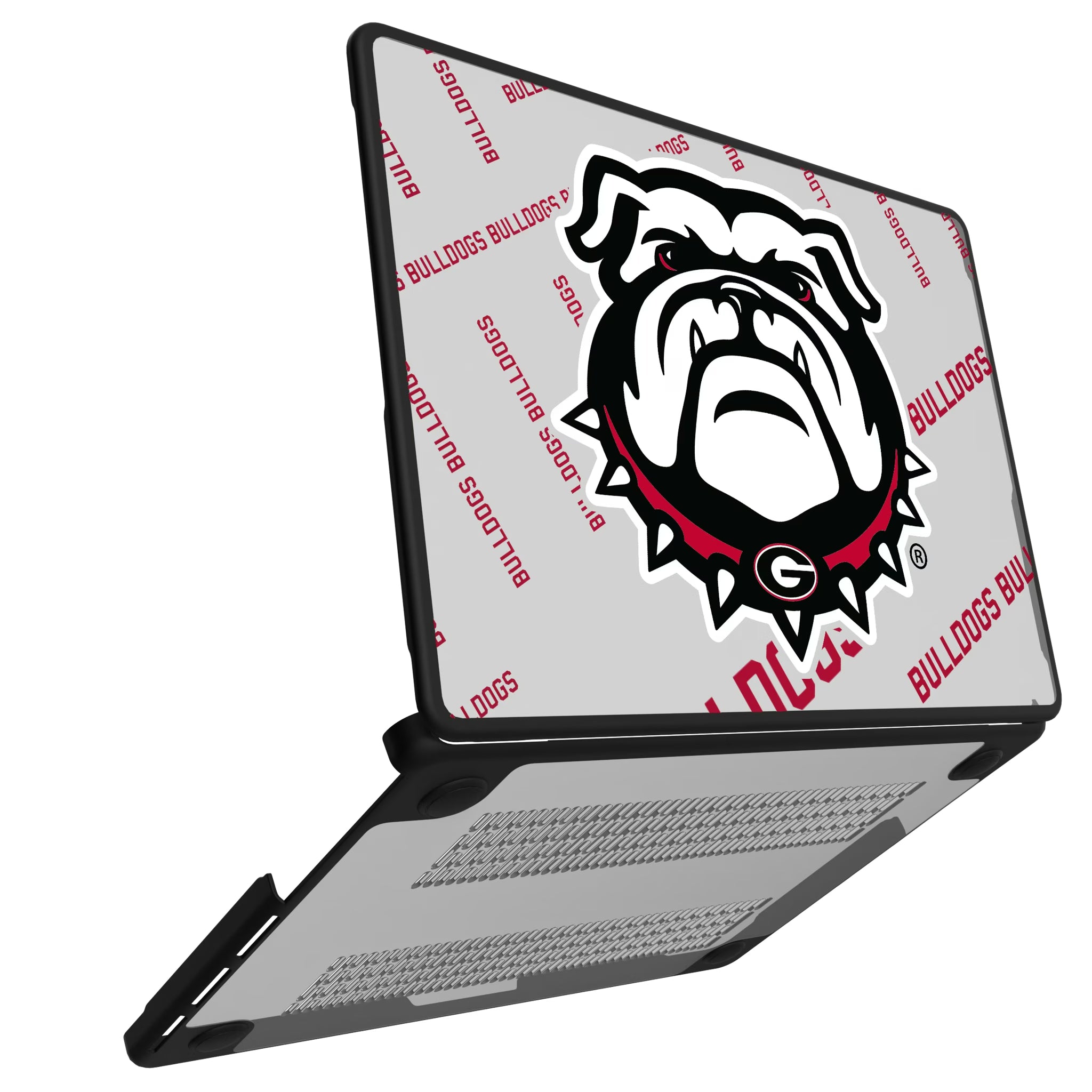 University of Georgia Bulldogs Uga Quadtile MacBook Laptop Case for Apple MacBook#Device_MacBook Pro (14-inch, 2021) / MacBook Pro (14-inch, 2023) / MacBook Pro (14-inch, 2024)