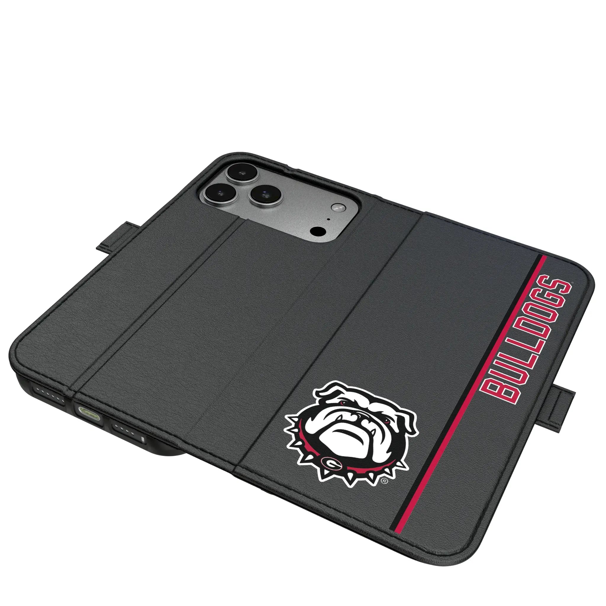 University of Georgia Bulldogs Uga Sidebar iPhone Folio Phone Case for Apple iPhone#Device_iPhone 17 Pro Max