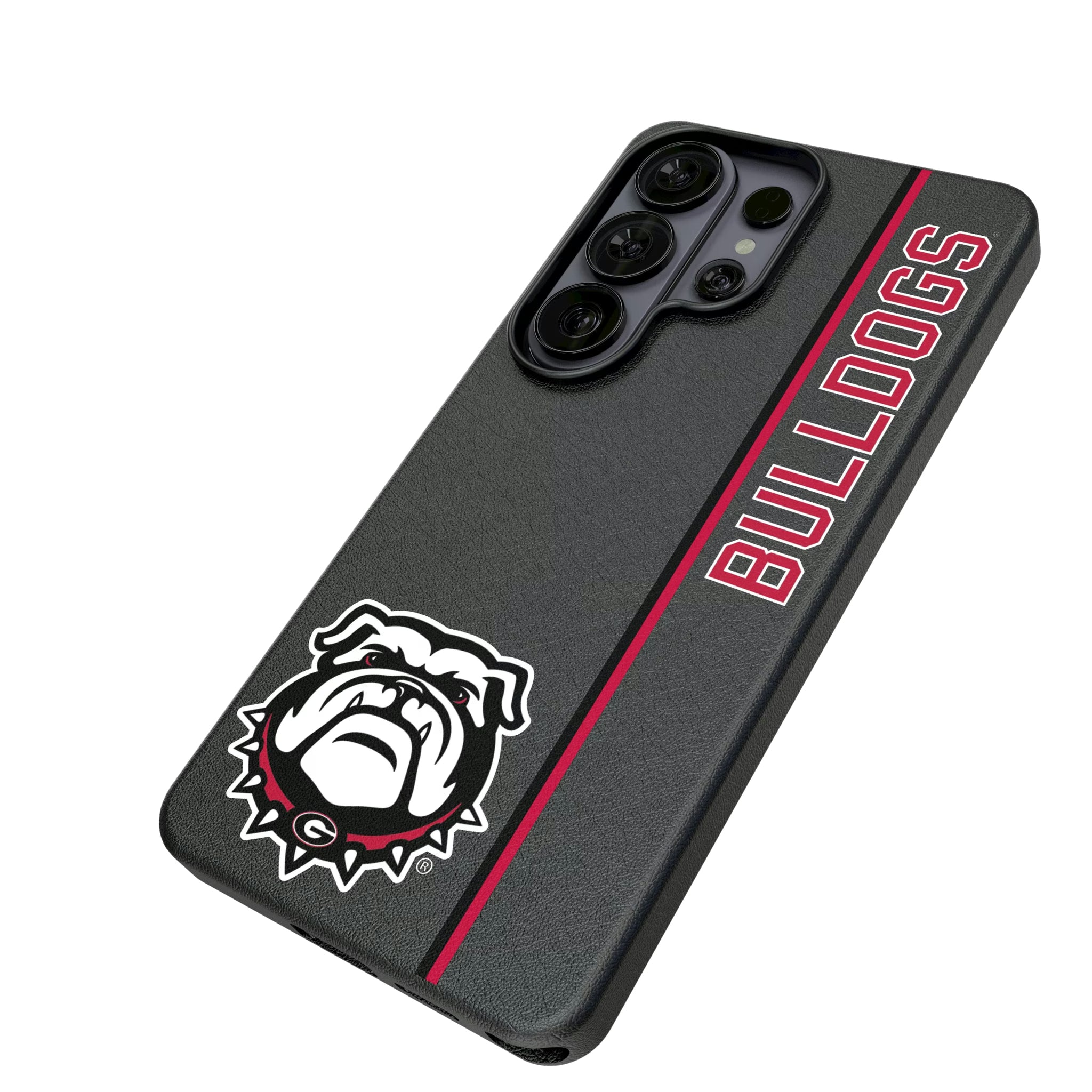 University of Georgia Bulldogs Uga Sidebar Galaxy MagSafe Compatible Phone Case for Samsung Galaxy - Isometric View