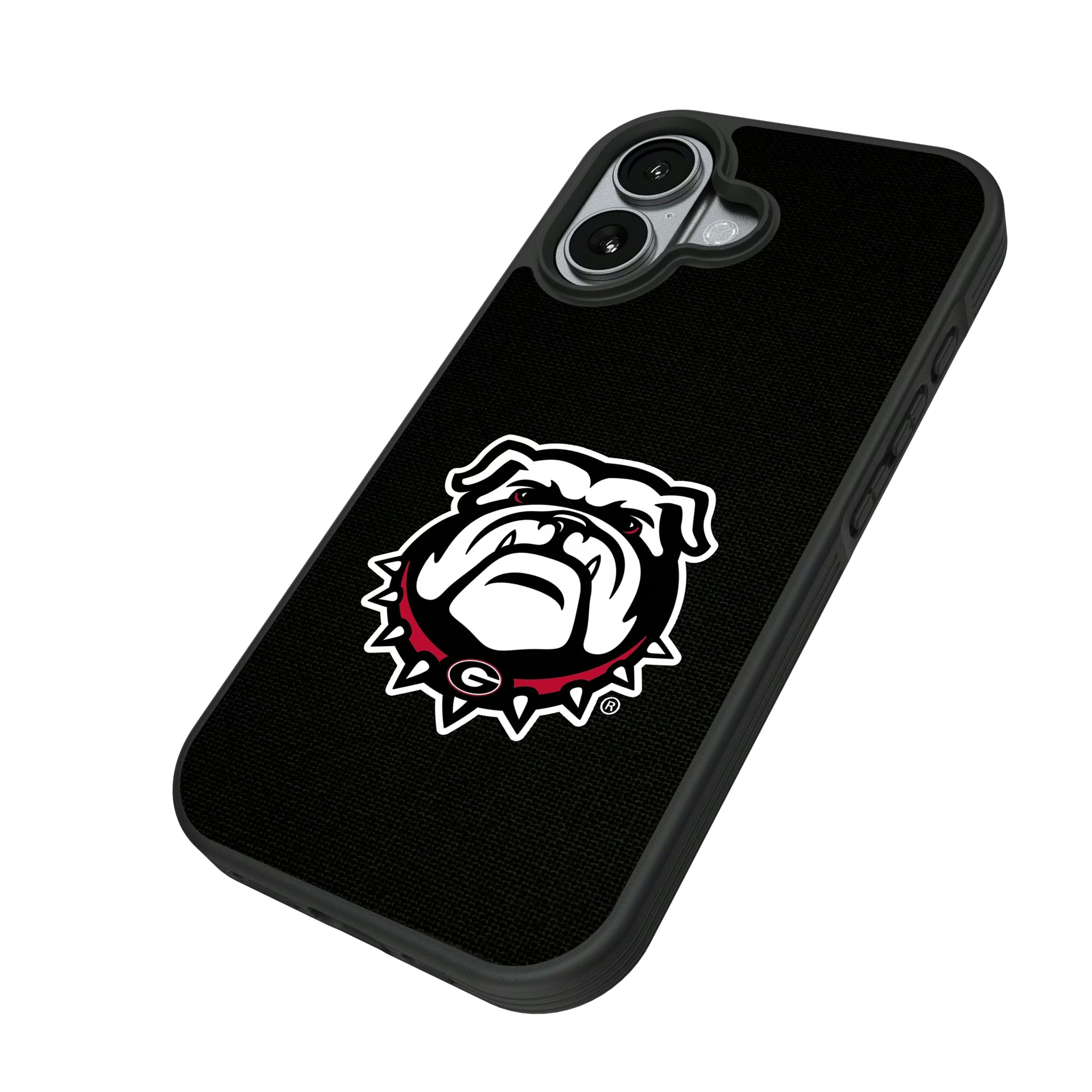 University of Georgia Bulldogs Uga Solid iPhone Bump Phone Case for Apple iPhone - Isometric View#Device_iPhone 17