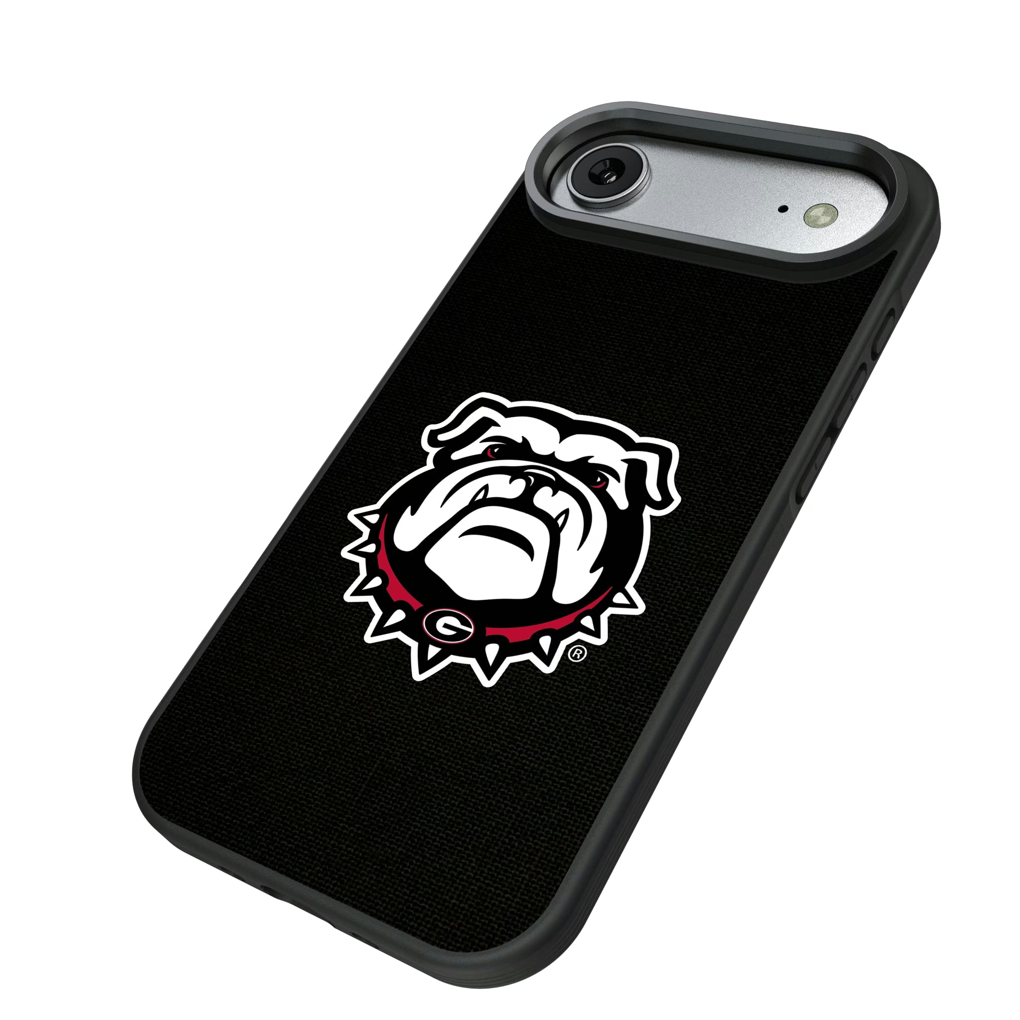 University of Georgia Bulldogs Uga Solid iPhone Bump Phone Case for Apple iPhone - Isometric View#Device_iPhone Air