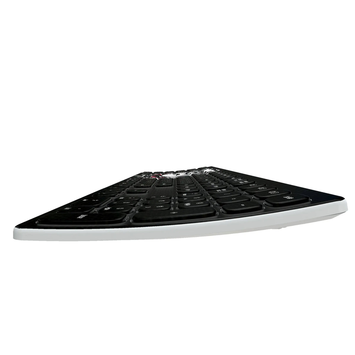 University of Georgia Bulldogs Uga Solid KKB605 Curved Wireless Keyboard