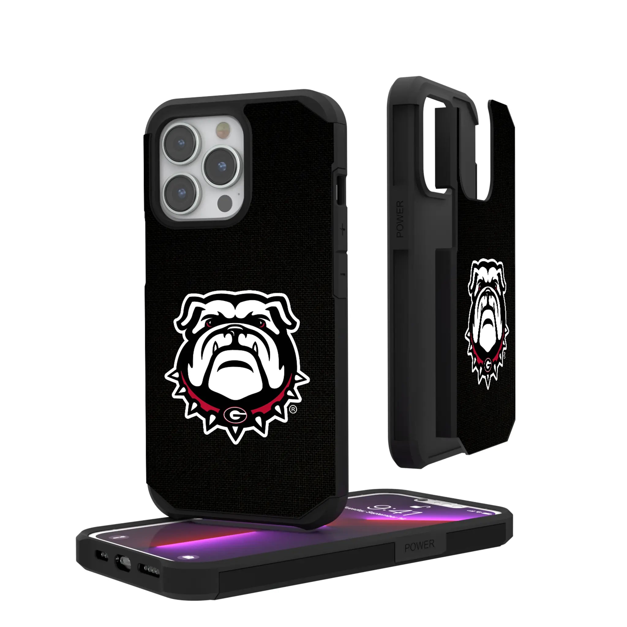 University of Georgia Bulldogs Uga Solid iPhone Rugged Phone Case for Apple iPhone
