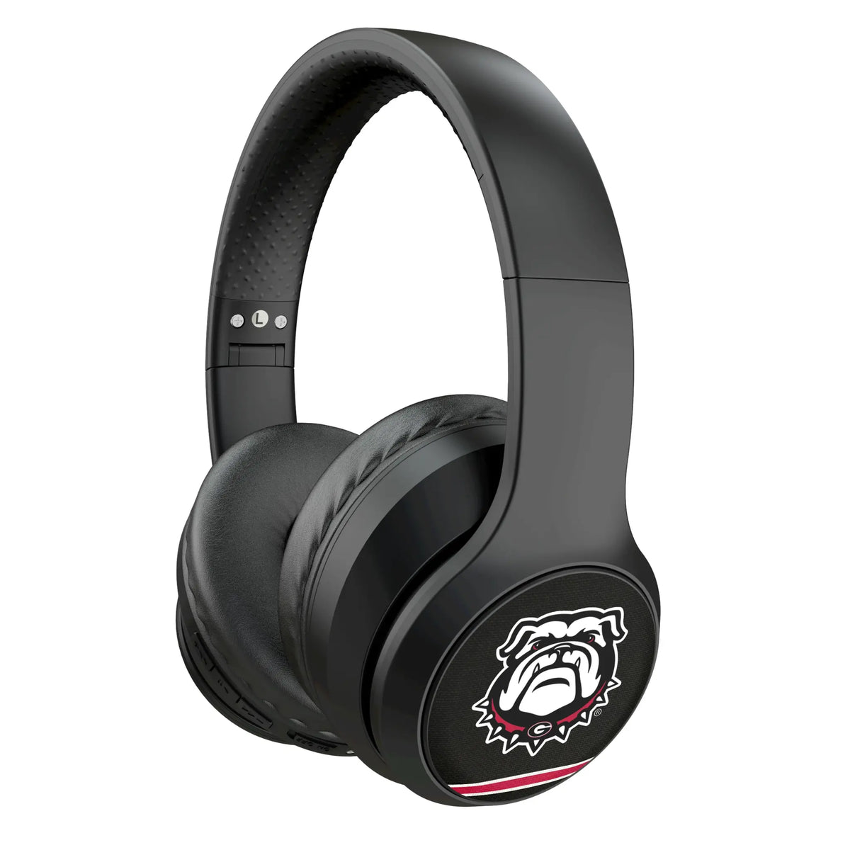 University of Georgia Bulldogs Uga Stripe Wireless Over-Ear Headphones With Case