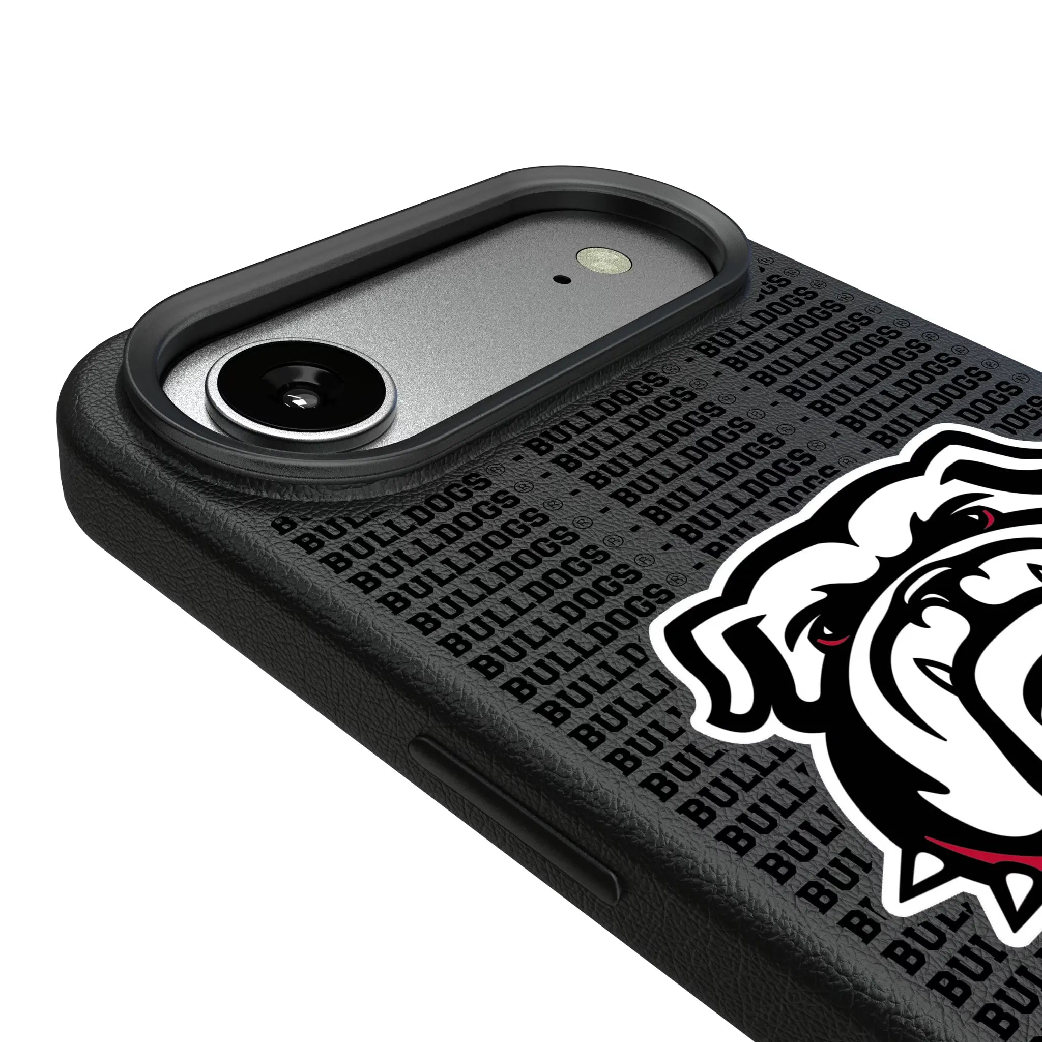 University of Georgia Bulldogs Uga Text Backdrop iPhone MagSafe Compatible Phone Case for Apple iPhone - Detail#Device_iPhone Air