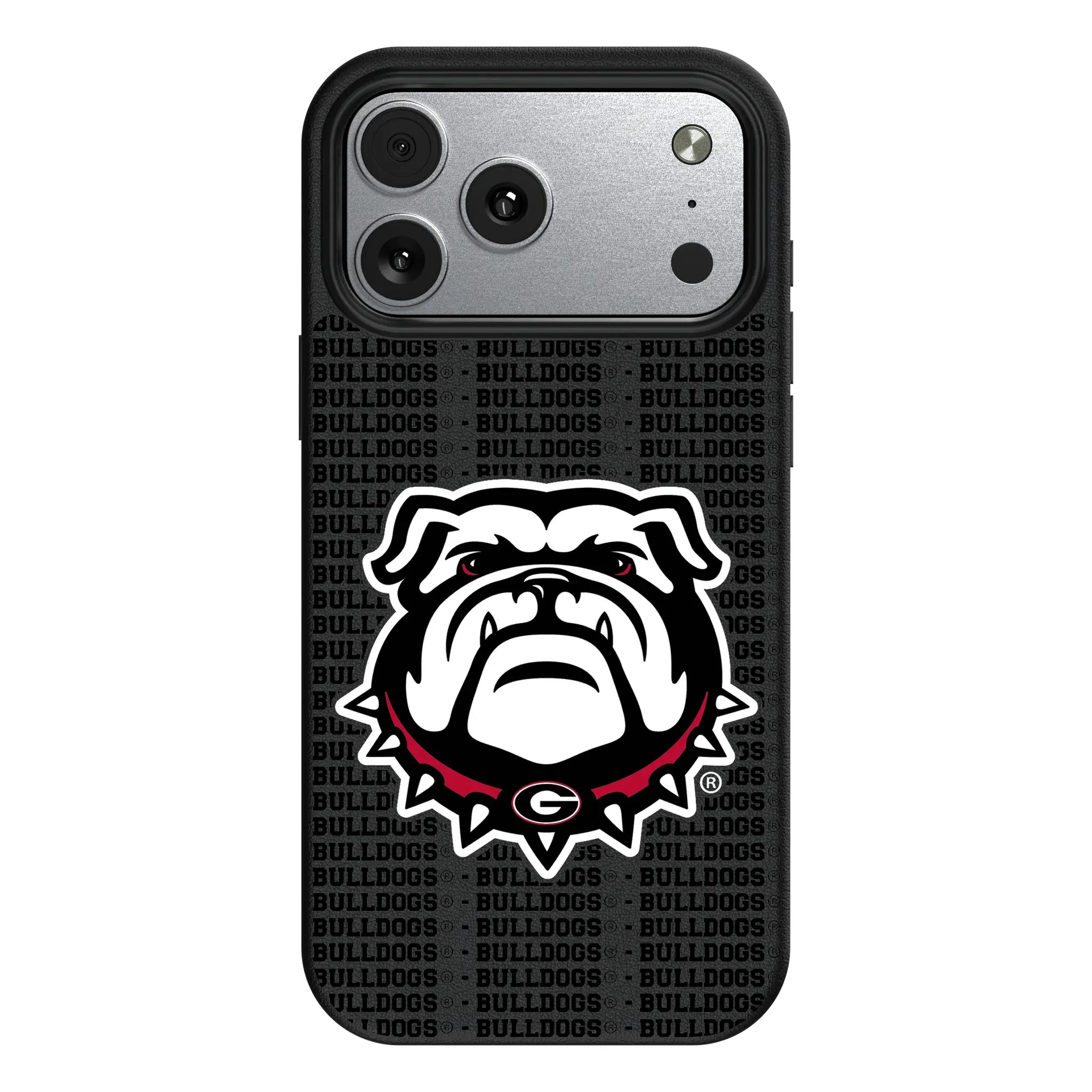 University of Georgia Bulldogs Uga Text Backdrop iPhone MagSafe Compatible Phone Case for Apple iPhone#Device_iPhone 17 Pro Max