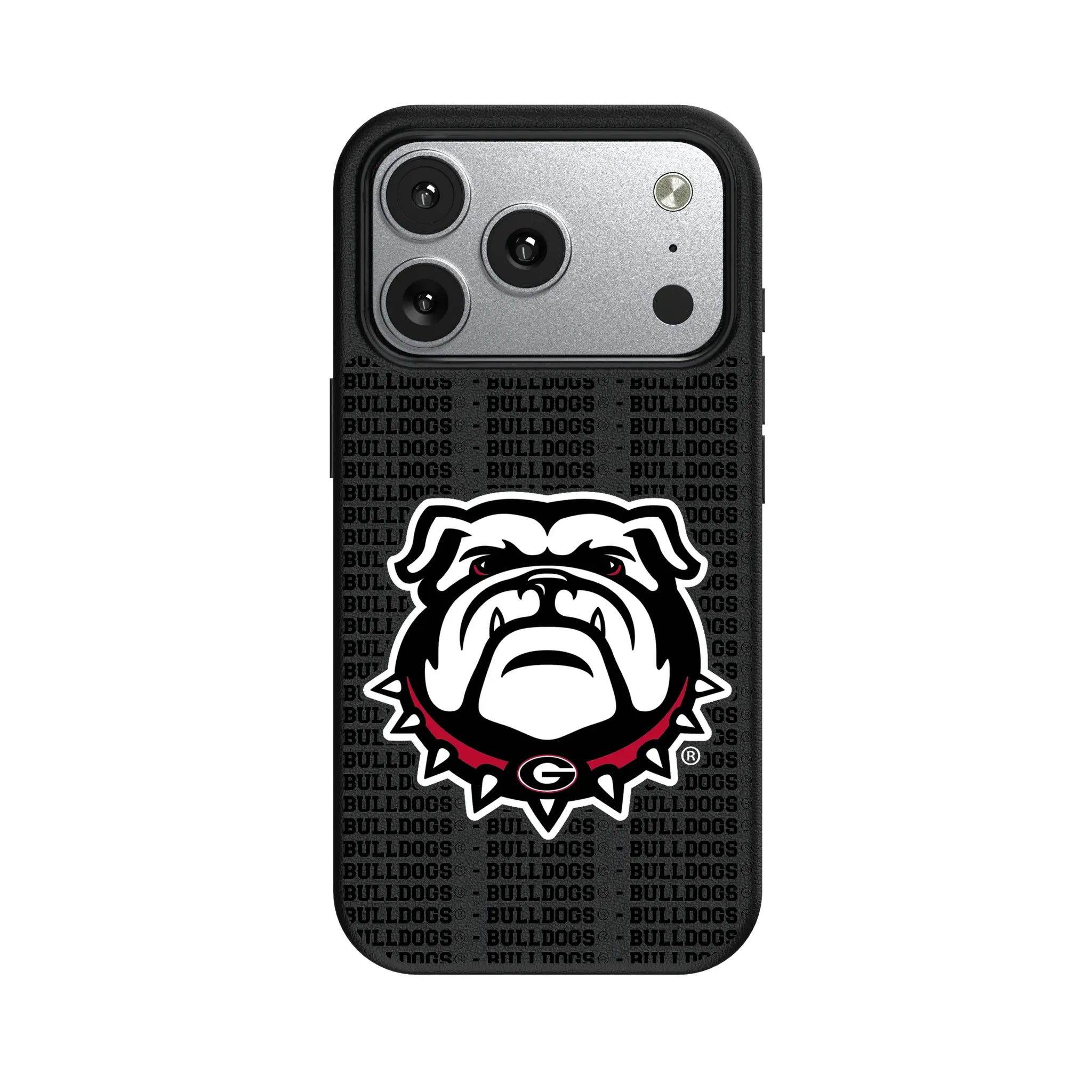 University of Georgia Bulldogs Uga Text Backdrop iPhone MagSafe Compatible Phone Case for Apple iPhone#Device_iPhone 17 Pro