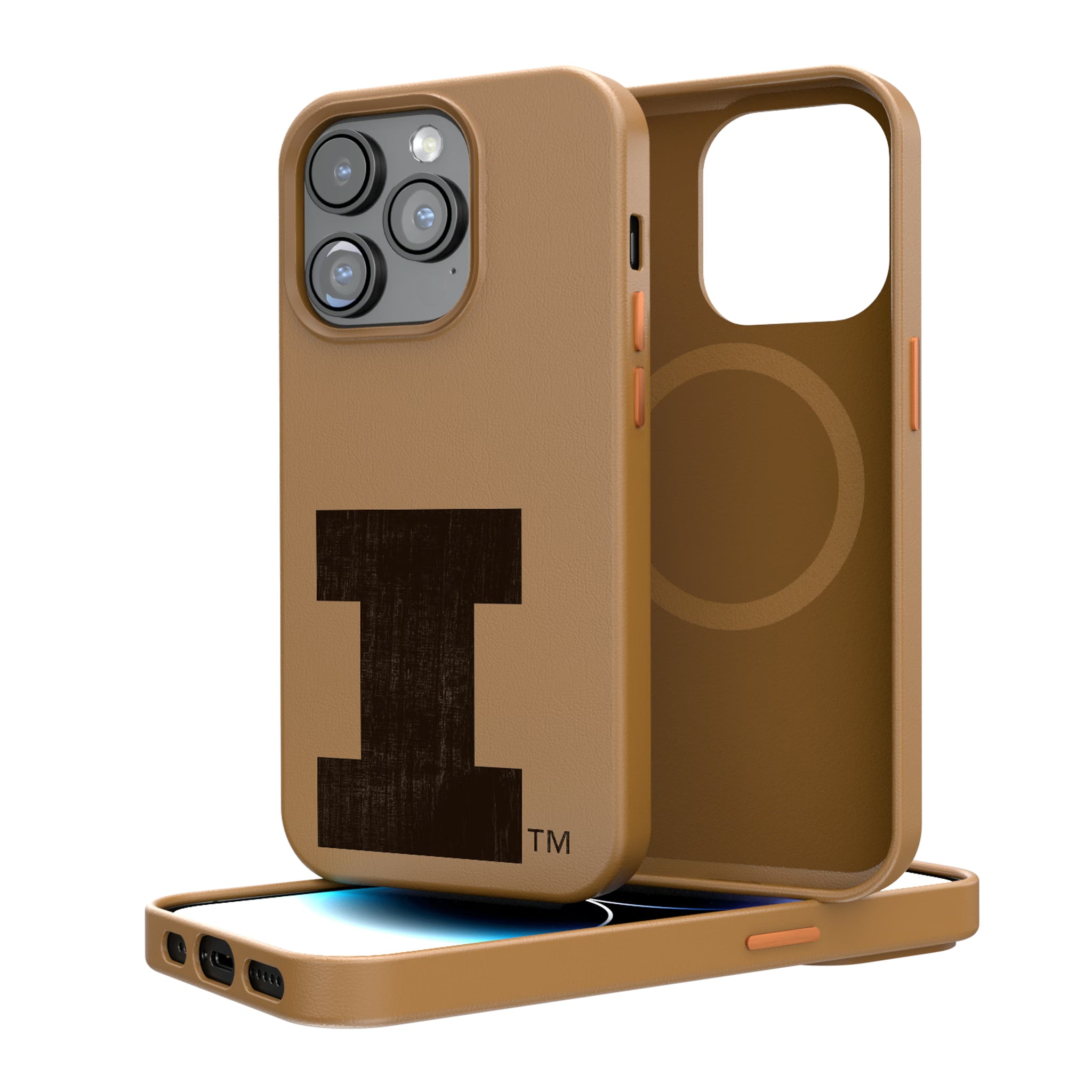 University of Illinois Fighting Illini Burn iPhone MagSafe Compatible Phone Case for Apple iPhone