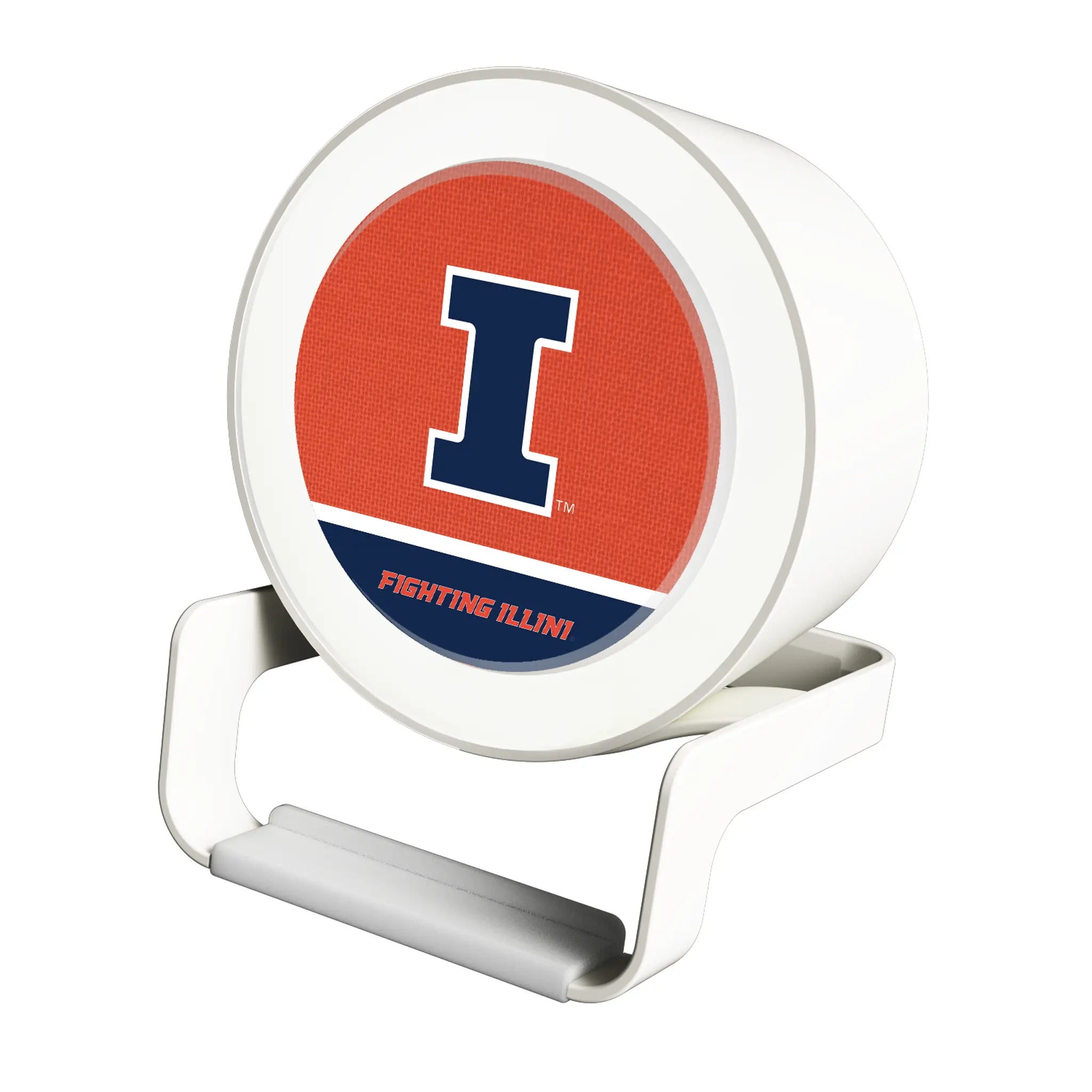 University of Illinois Fighting Illini Endzone Solid Night Light Charger and Bluetooth Speaker